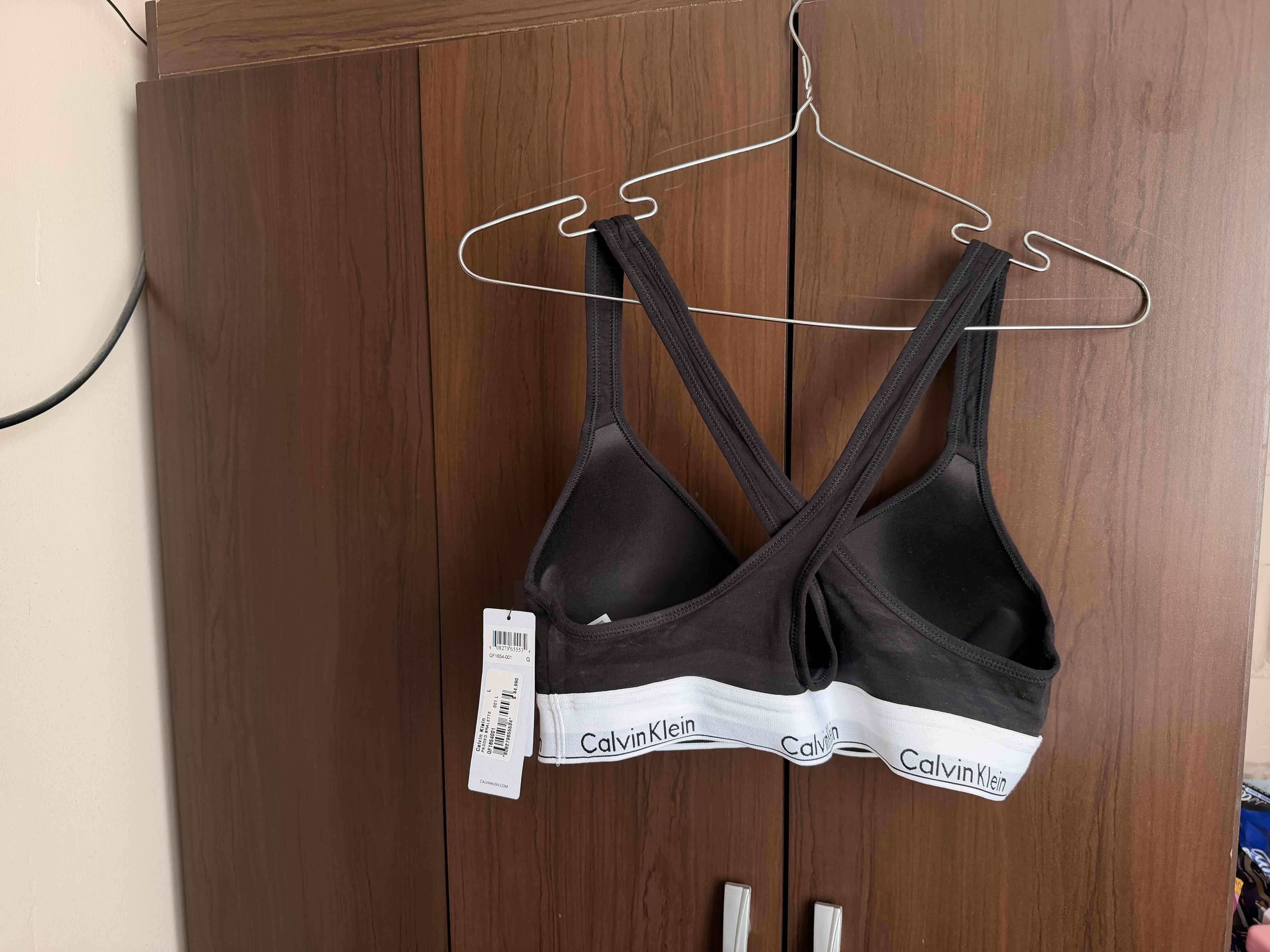 Sostén Calvin Klein negro nuevo - miniatura 1