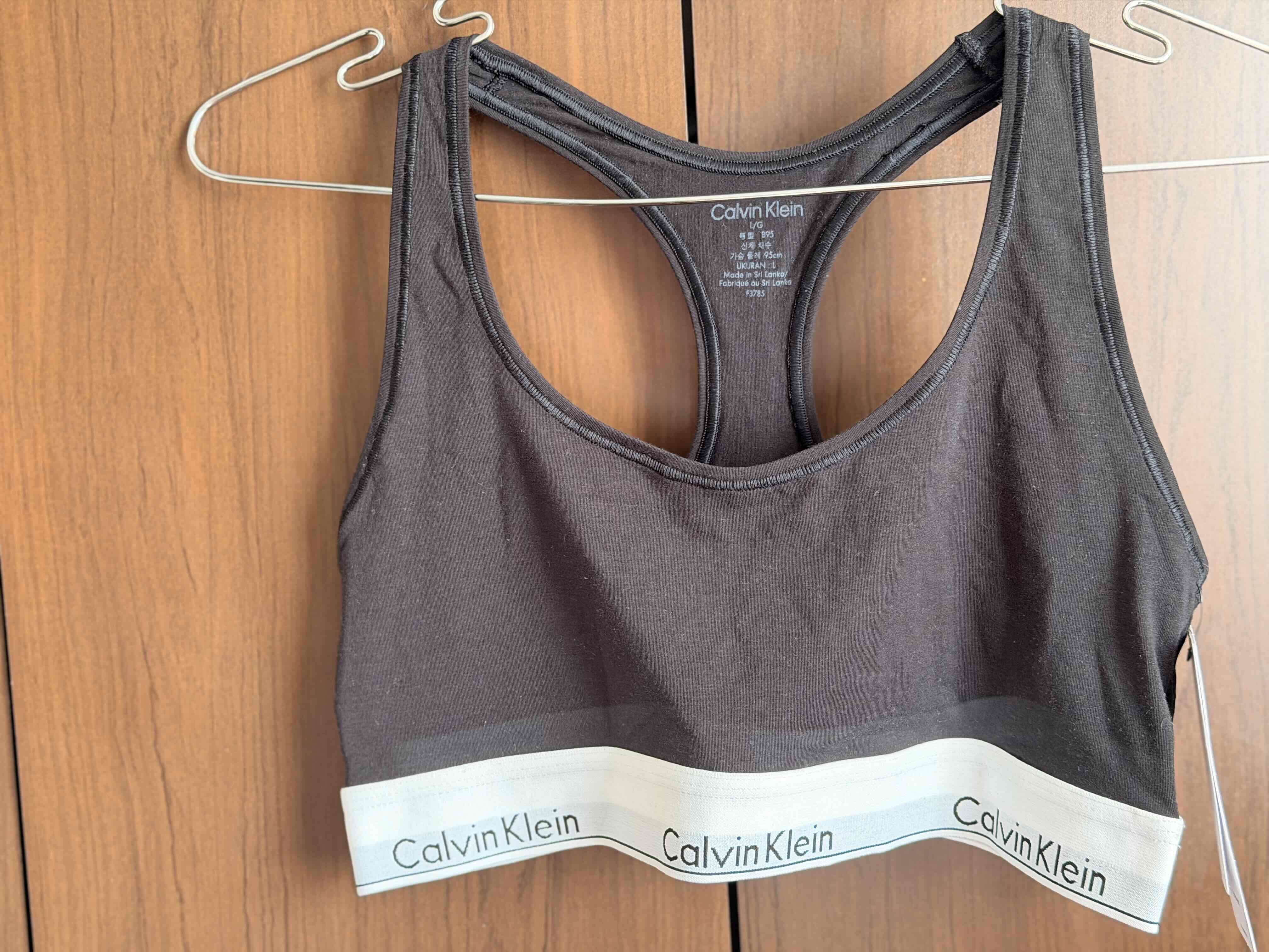 Sostén Calvin Klein negro nuevo - miniatura 6