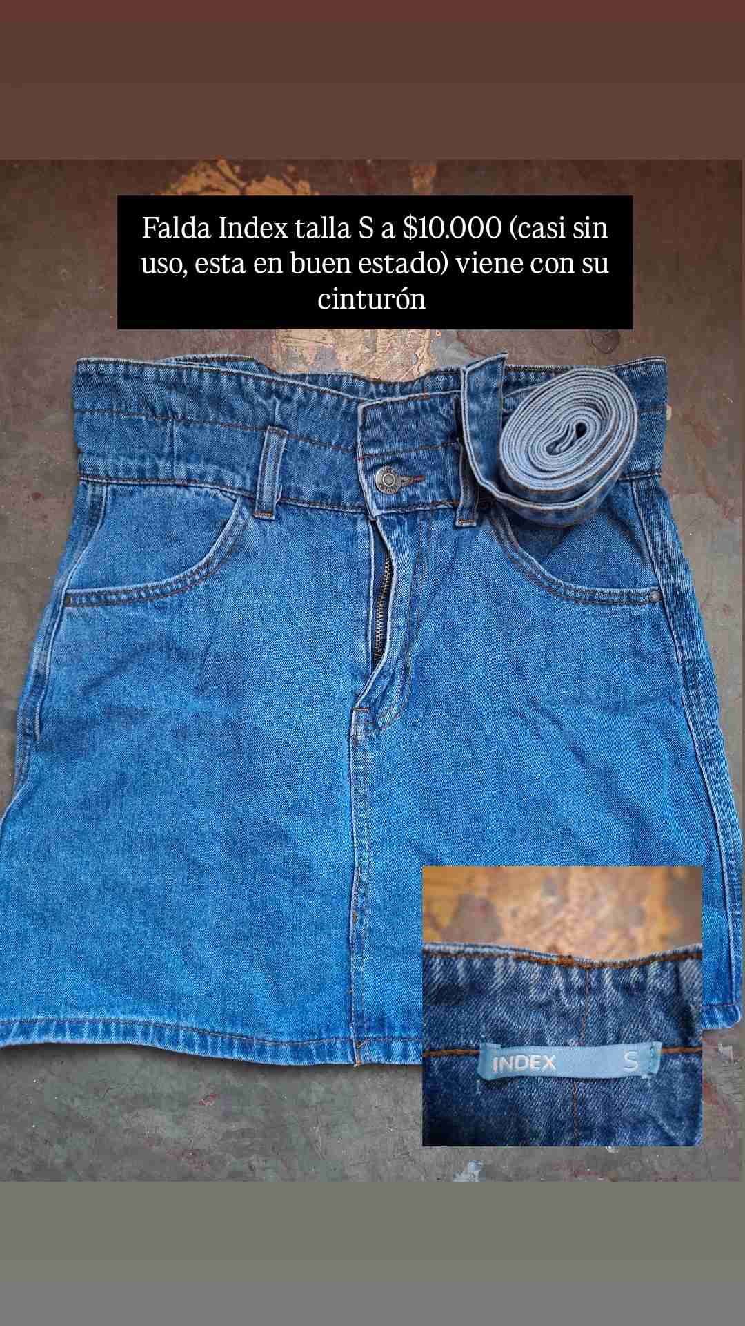 Falda de mezclilla Index