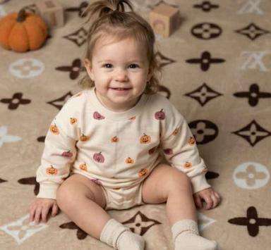 Body de bebé  Algodon estampado calabazas - miniatura 3