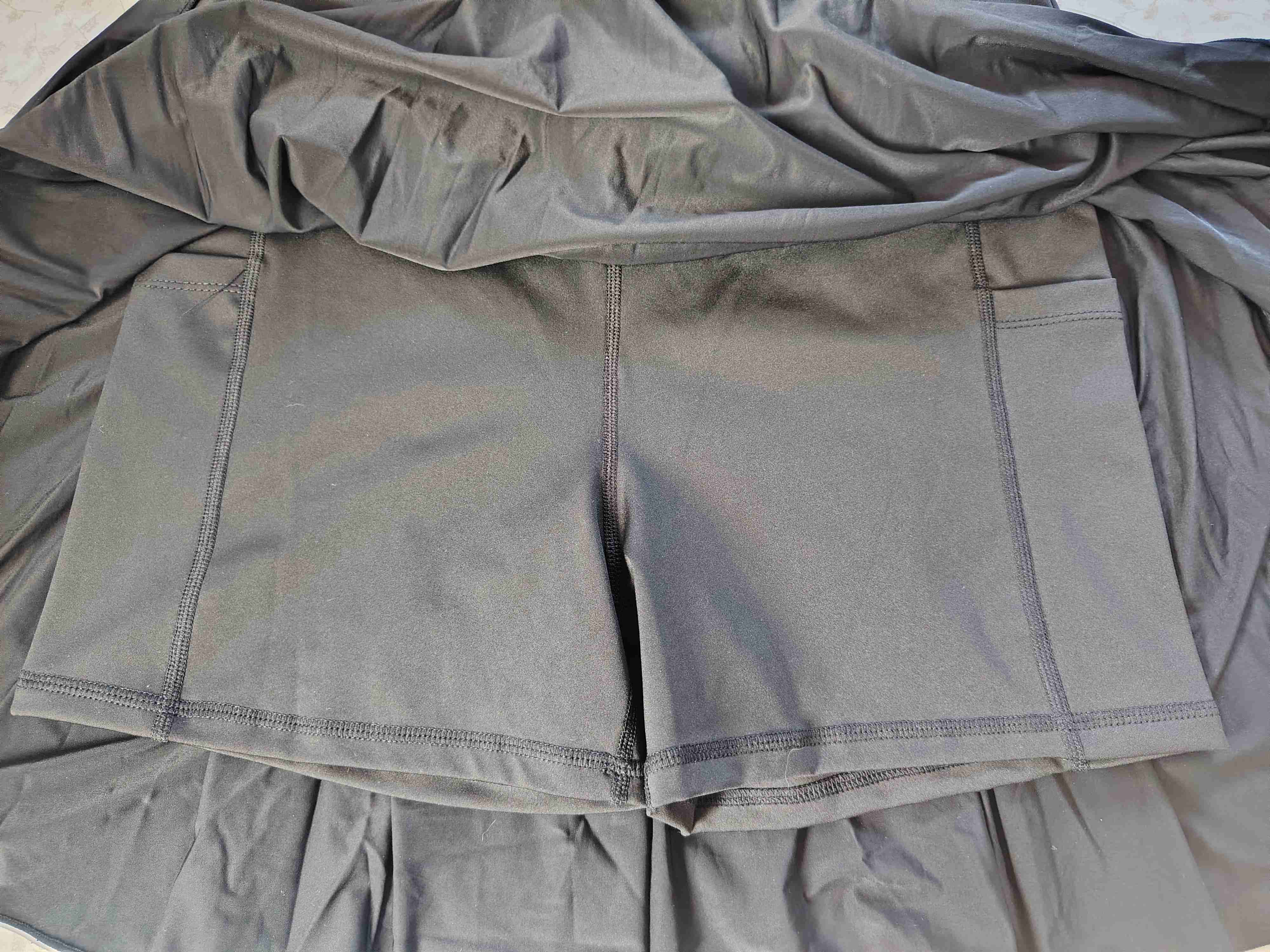 Vestido ) short negro deportivo - miniatura 2