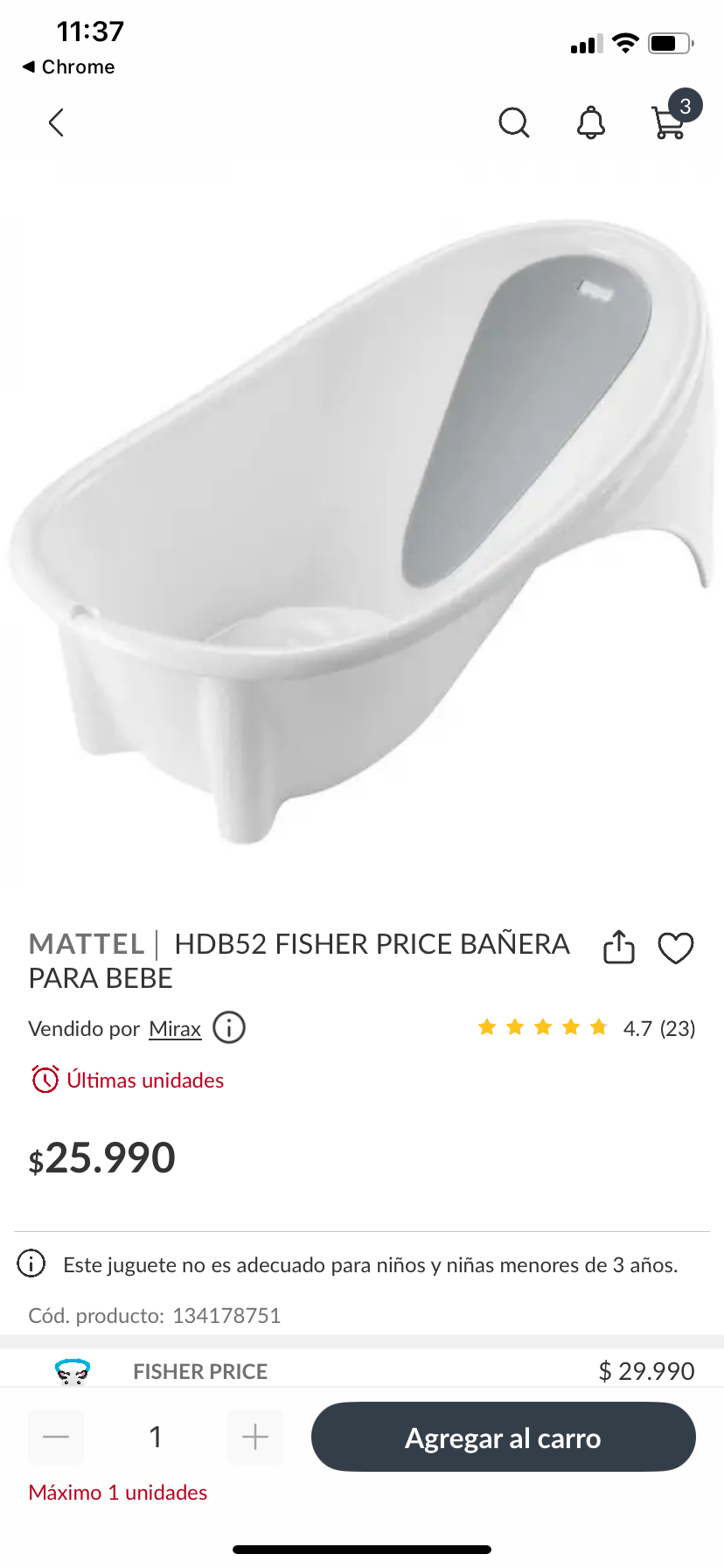 Tina de baño para bebé rn - 6 meses - miniatura 4