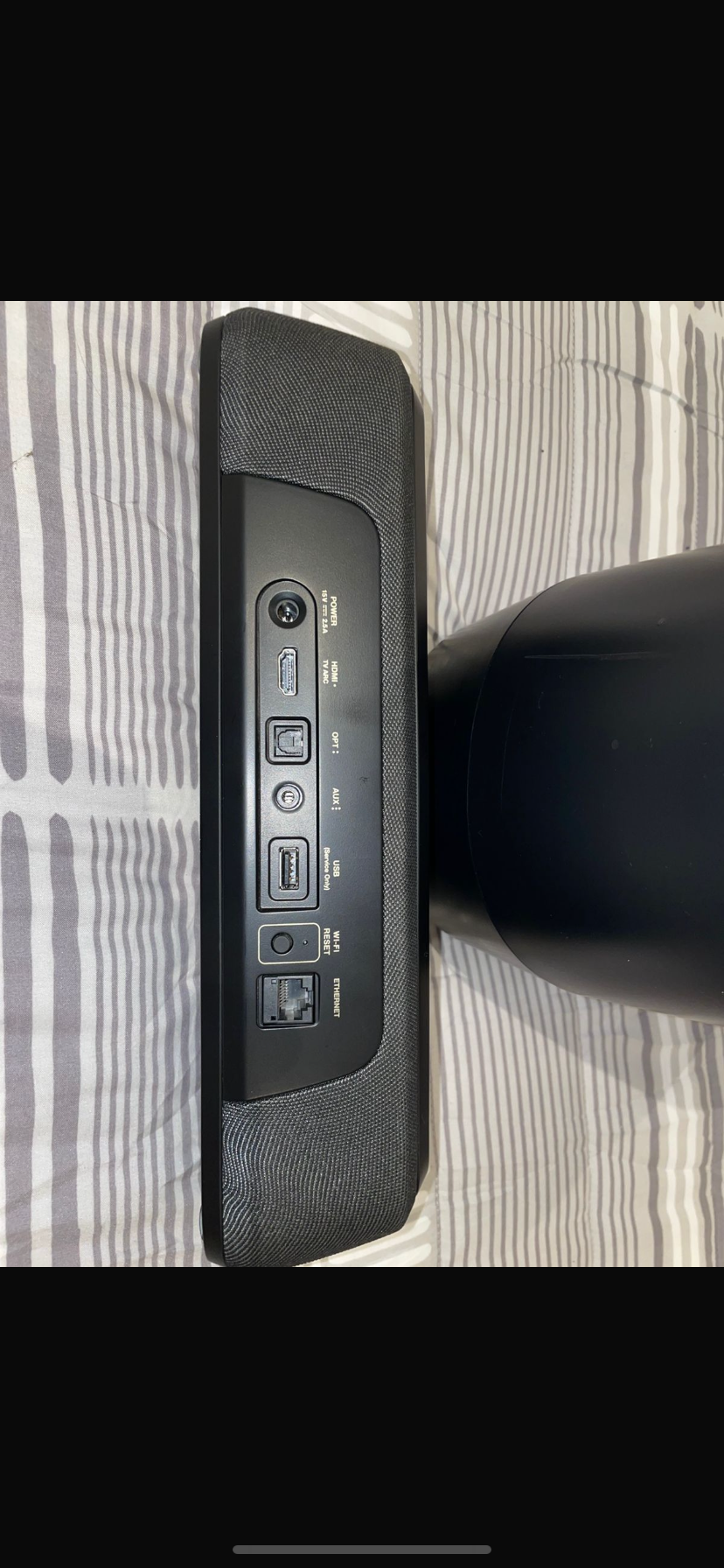 Barra de sonido negra. - miniatura 1