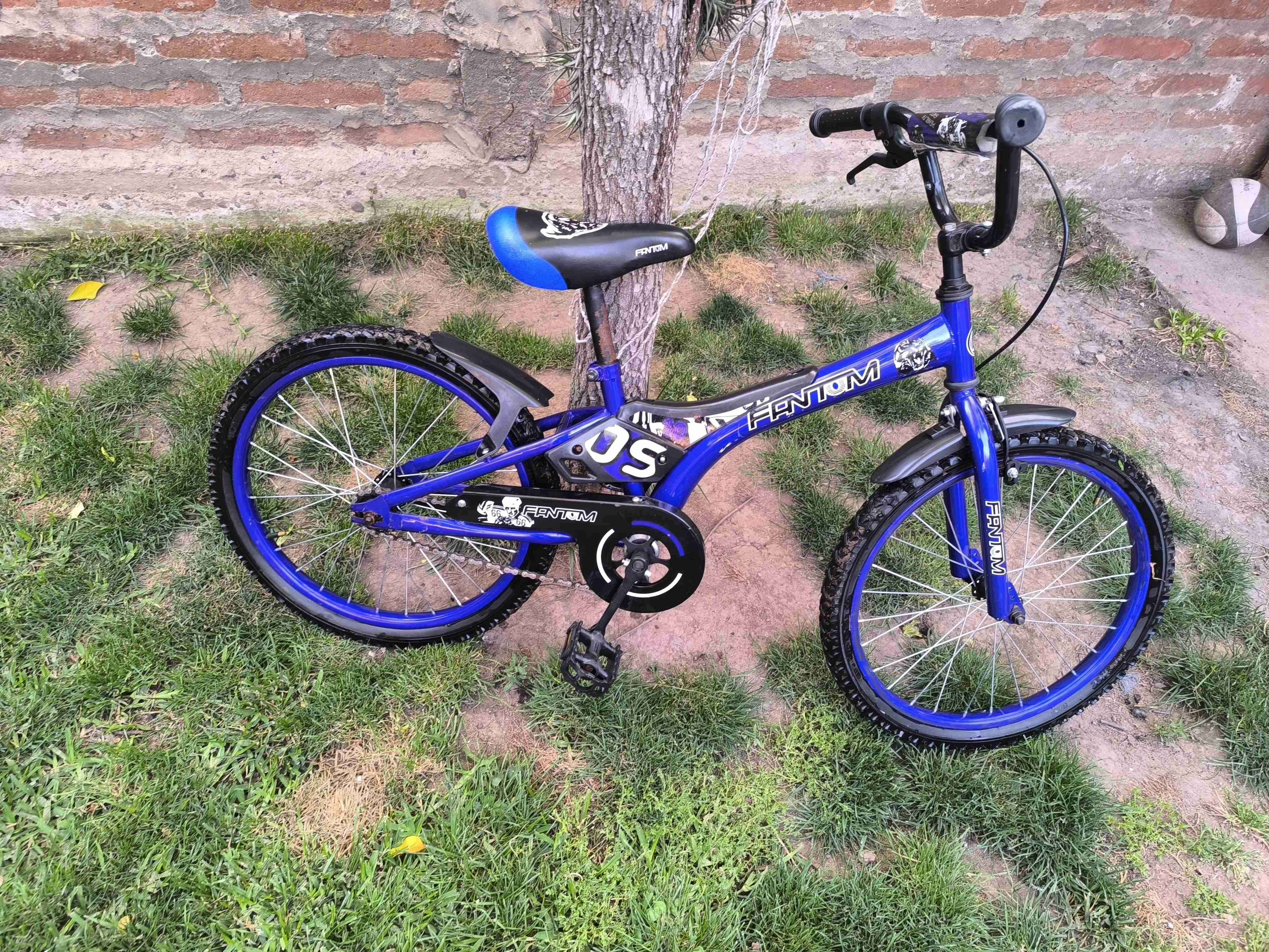 Bicicleta infantil azul Fantom - miniatura 1