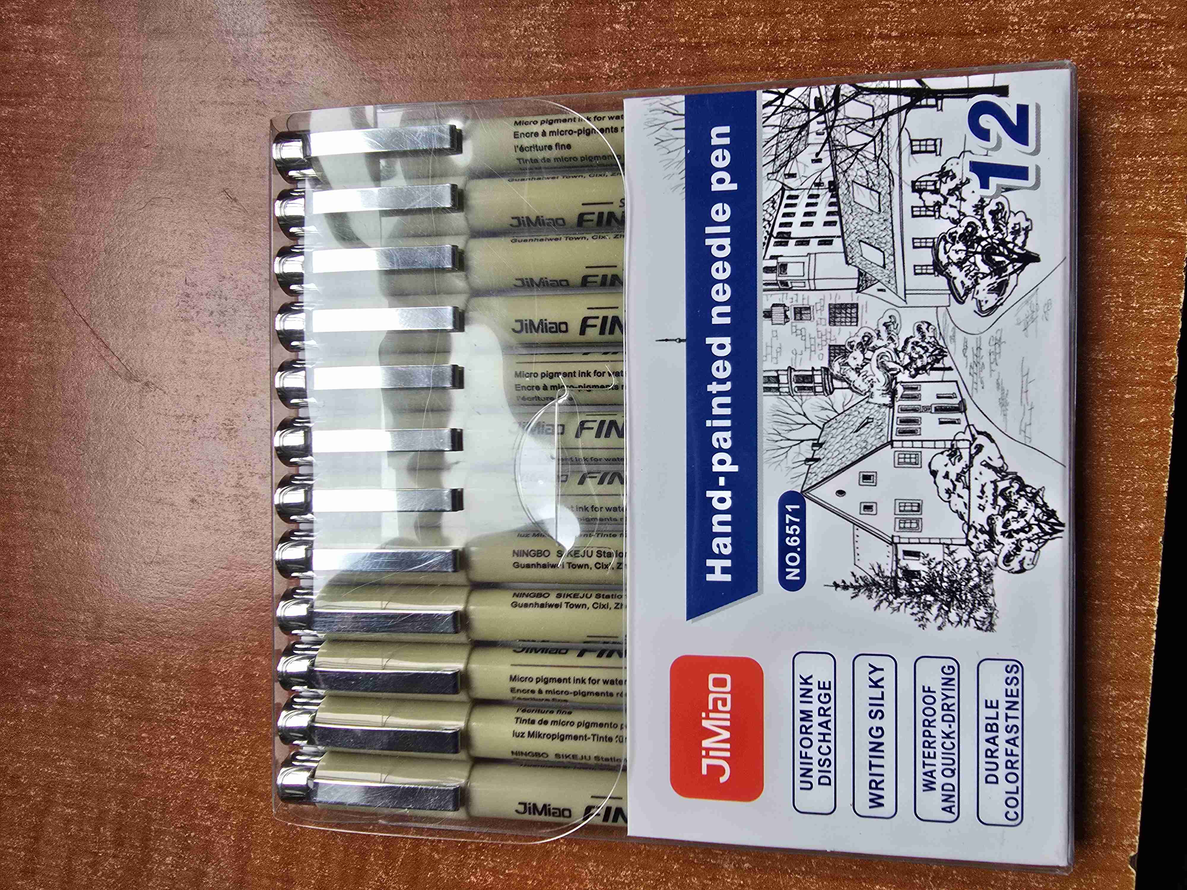 Set de 12 lapiceros de aguja JiMiao - miniatura 1