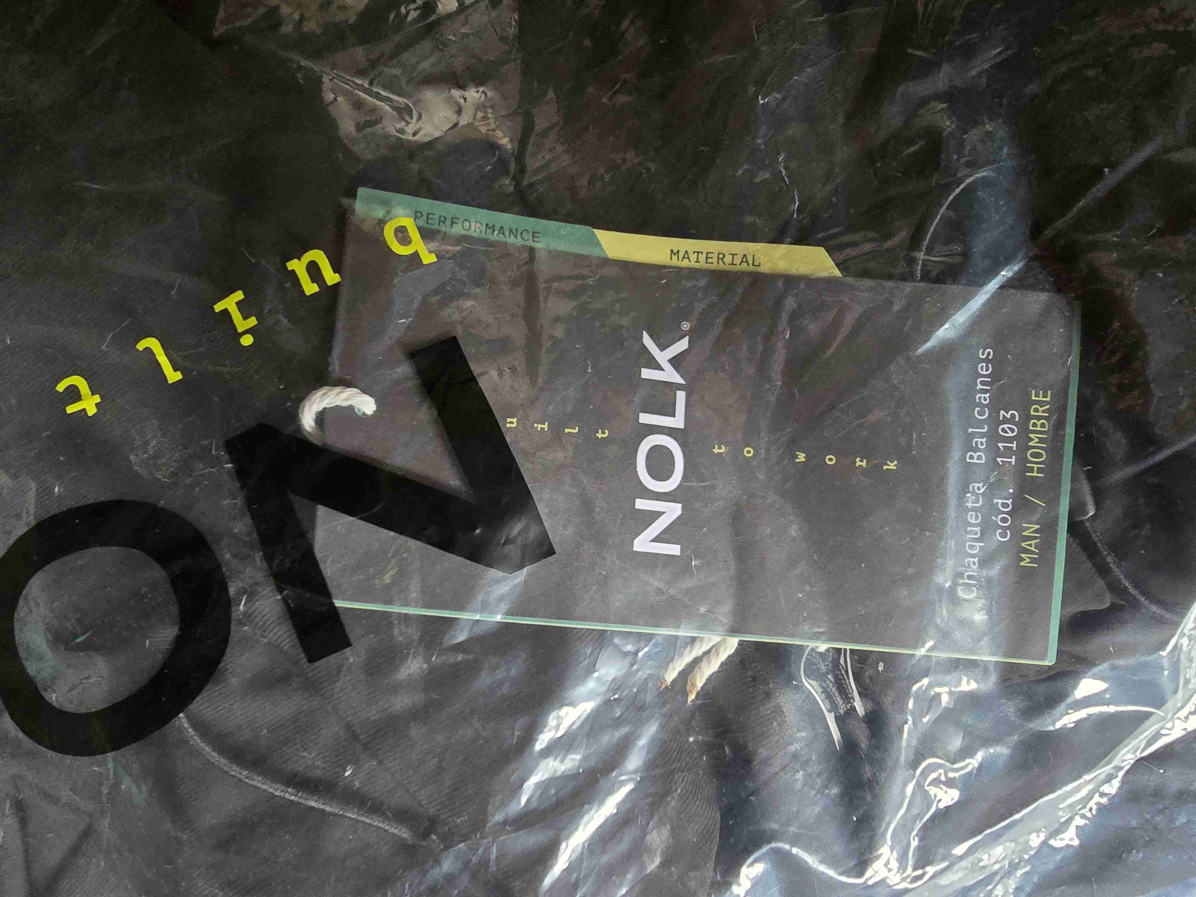 Chaqueta negra Nolk hombre - miniatura 2