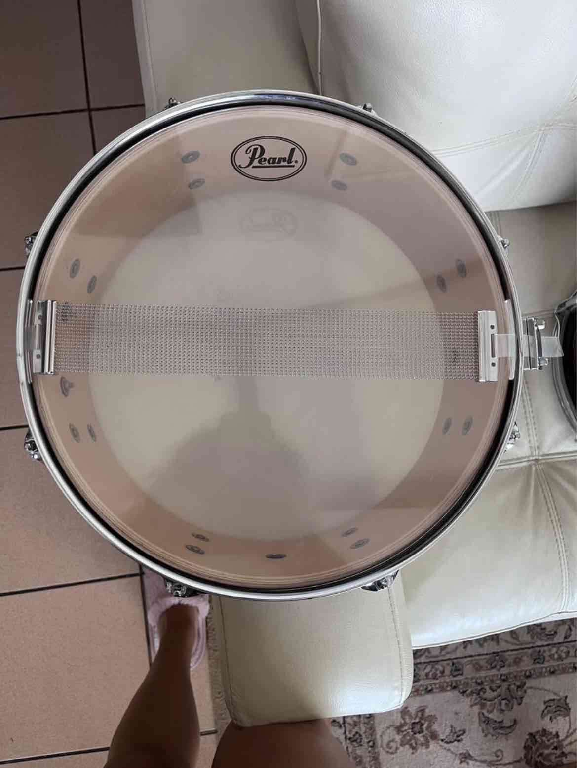 Batería Pearl roja completa - miniatura 6