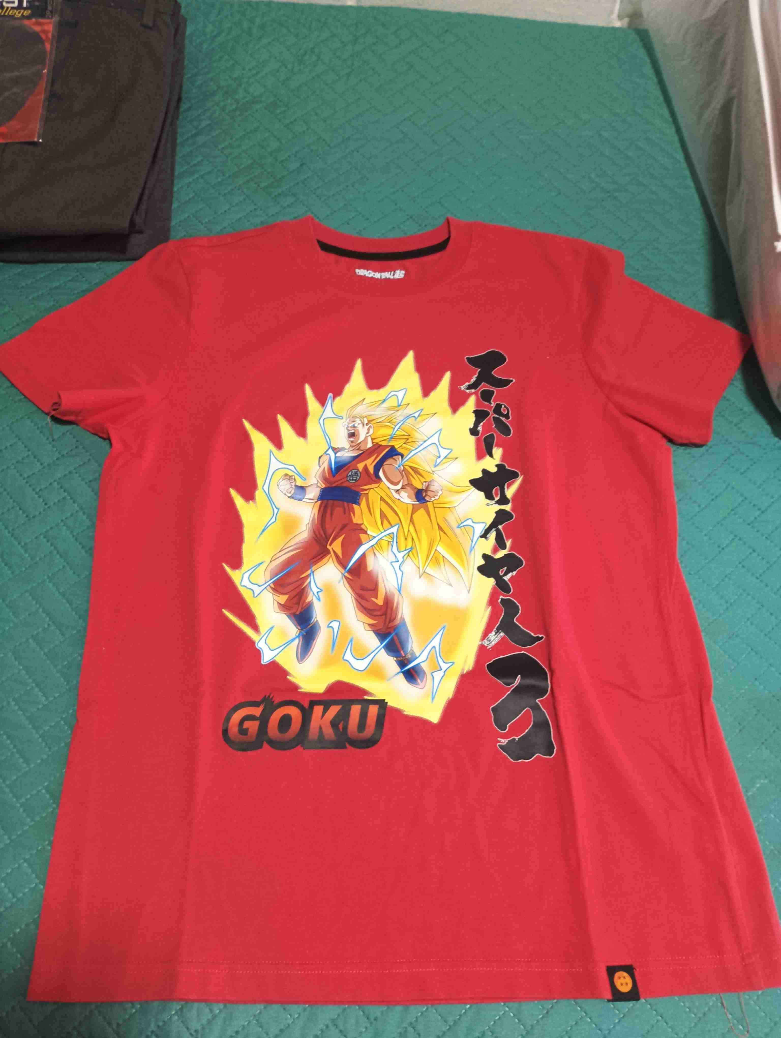 Polera roja Goku estampada - miniatura 1