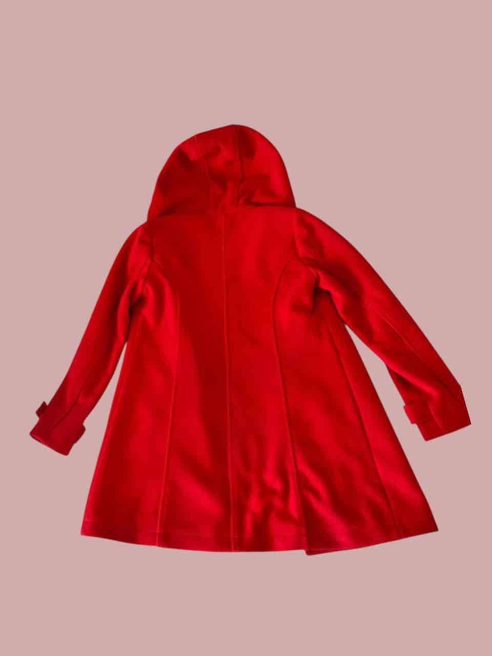 Abrigo rojo con capucha Talla S - miniatura 3