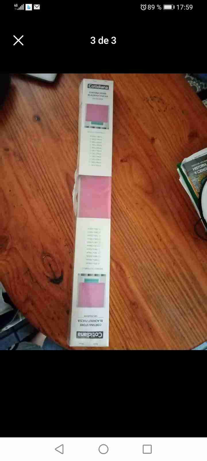 Cortina blackout fucsia Cotidiana - miniatura 3