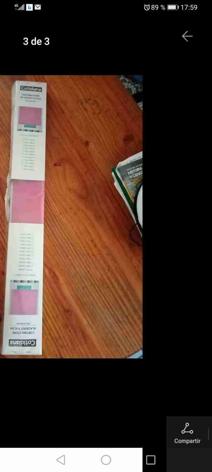 Cortina blackout fucsia Cotidiana - miniatura 4