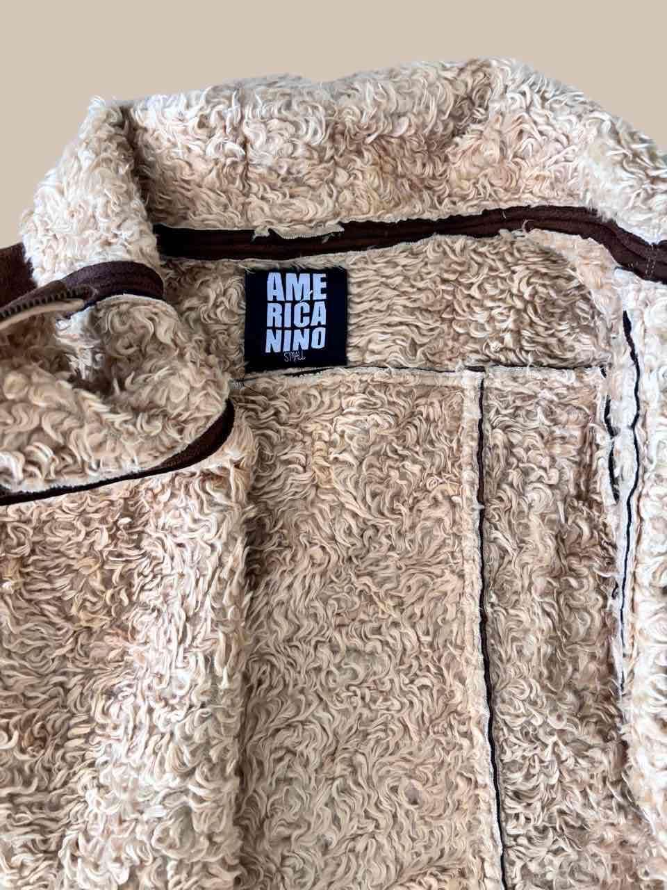 Chaqueta marrón con forro chiporro Talla S - miniatura 4