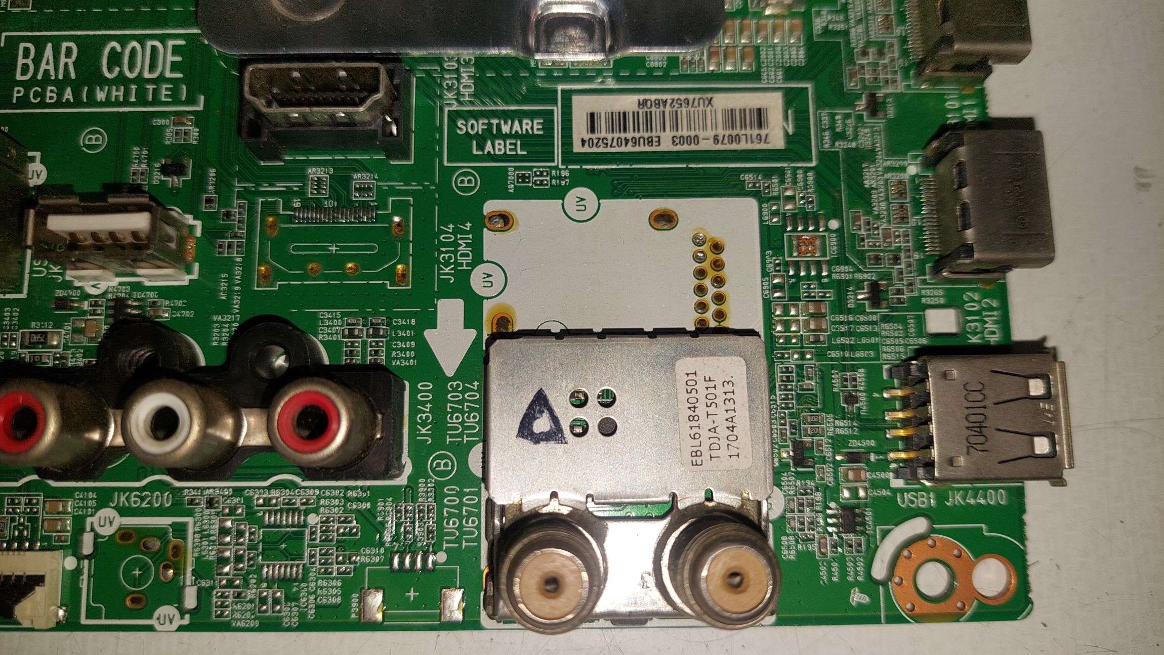Mainboard Para Tv LG Modelo 43uj6300-sa de 43 pulg - miniatura 2