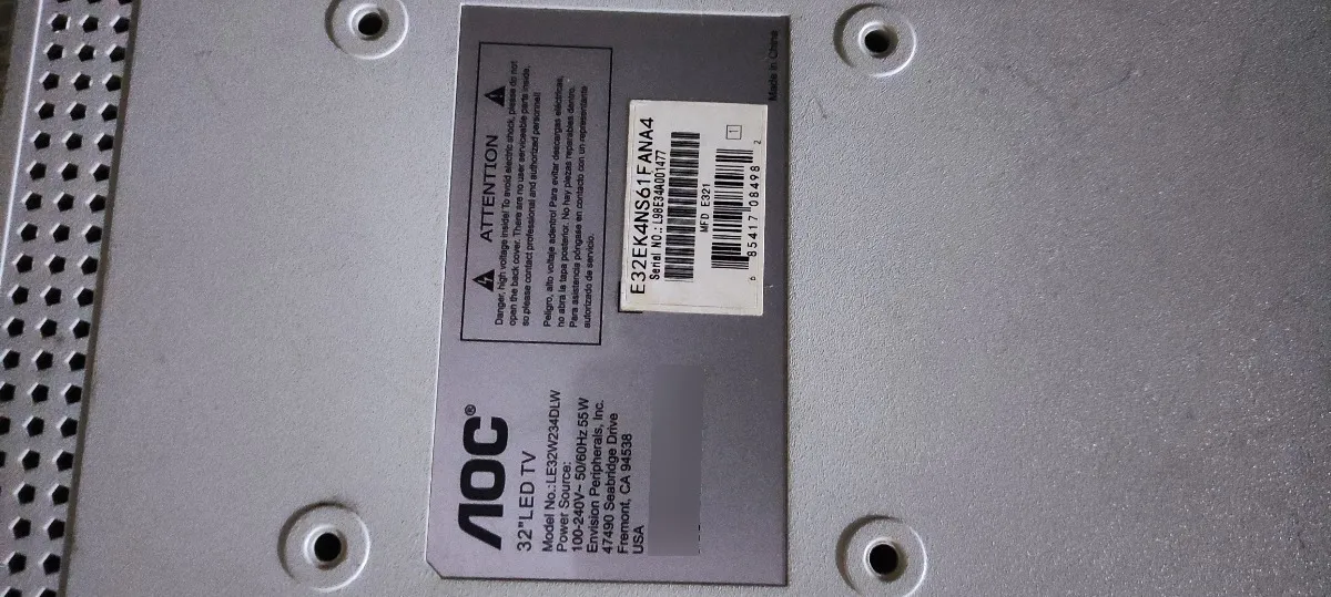 Tarjeta Tcon Para Televisor Aoc Le32w234dlw - miniatura 2