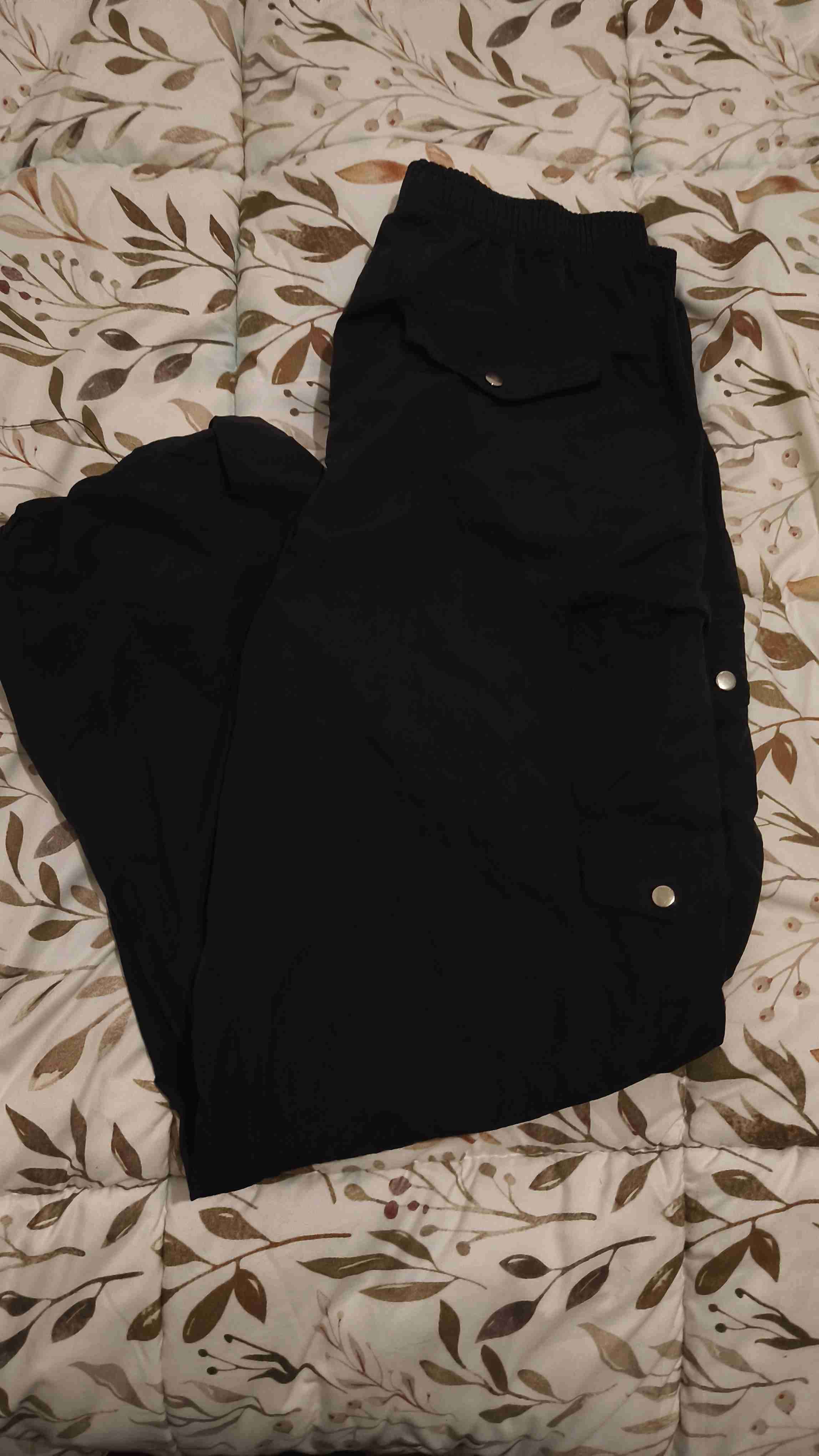 Pantalones cargo negros casuales - miniatura 2