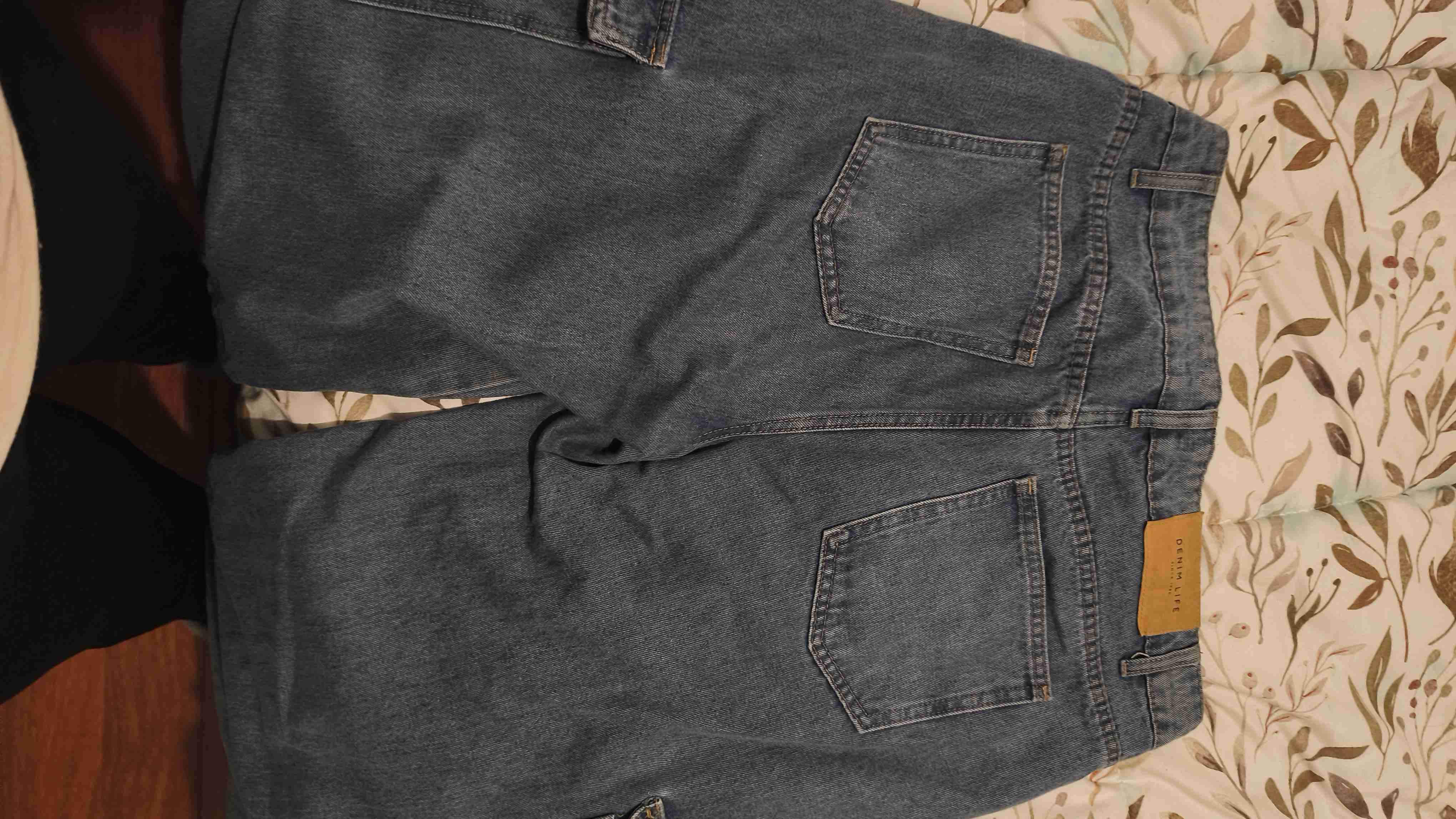 Jeans cargo denim azul - miniatura 2