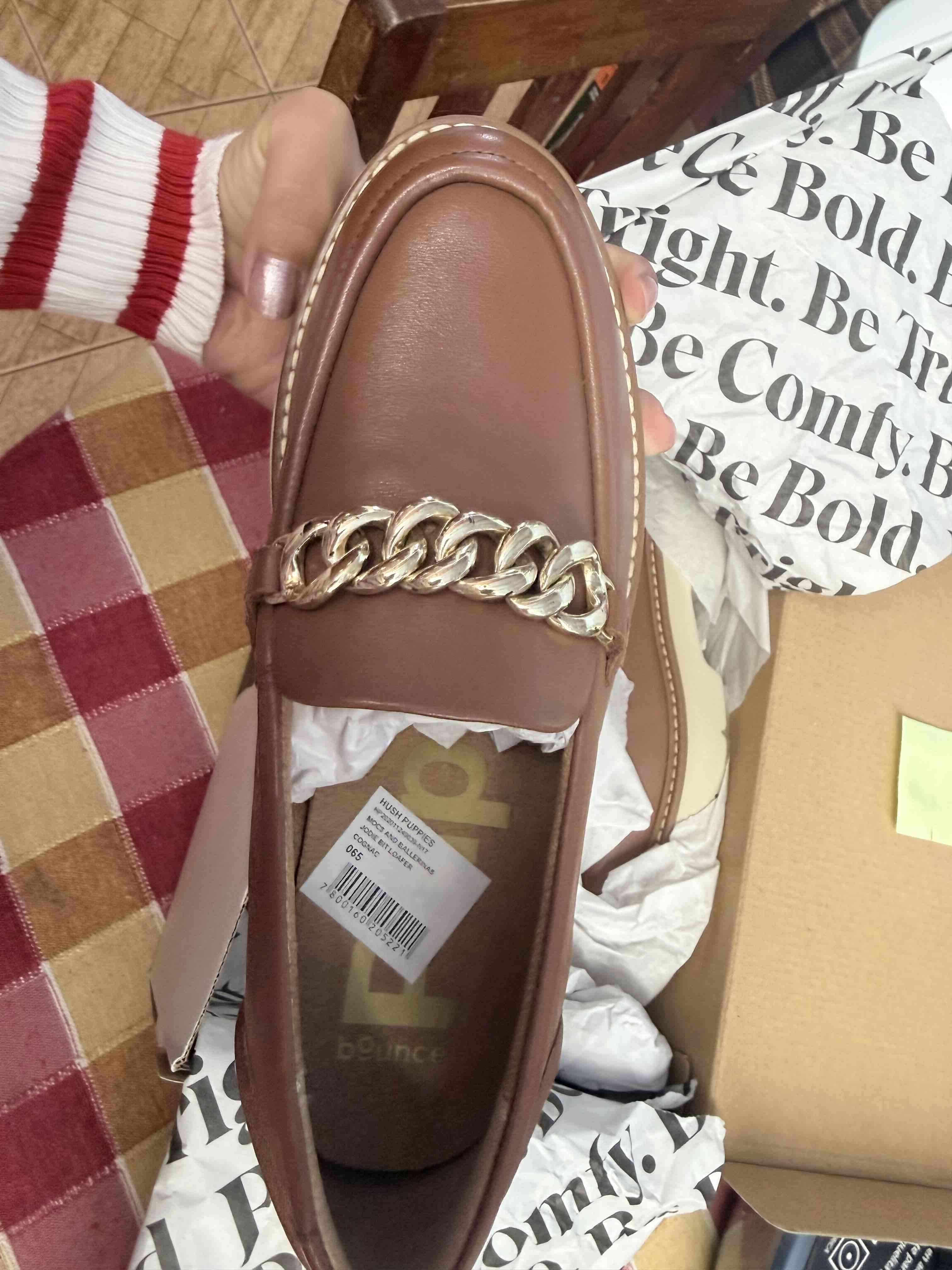 Mocasines de cuero marrón - miniatura 4