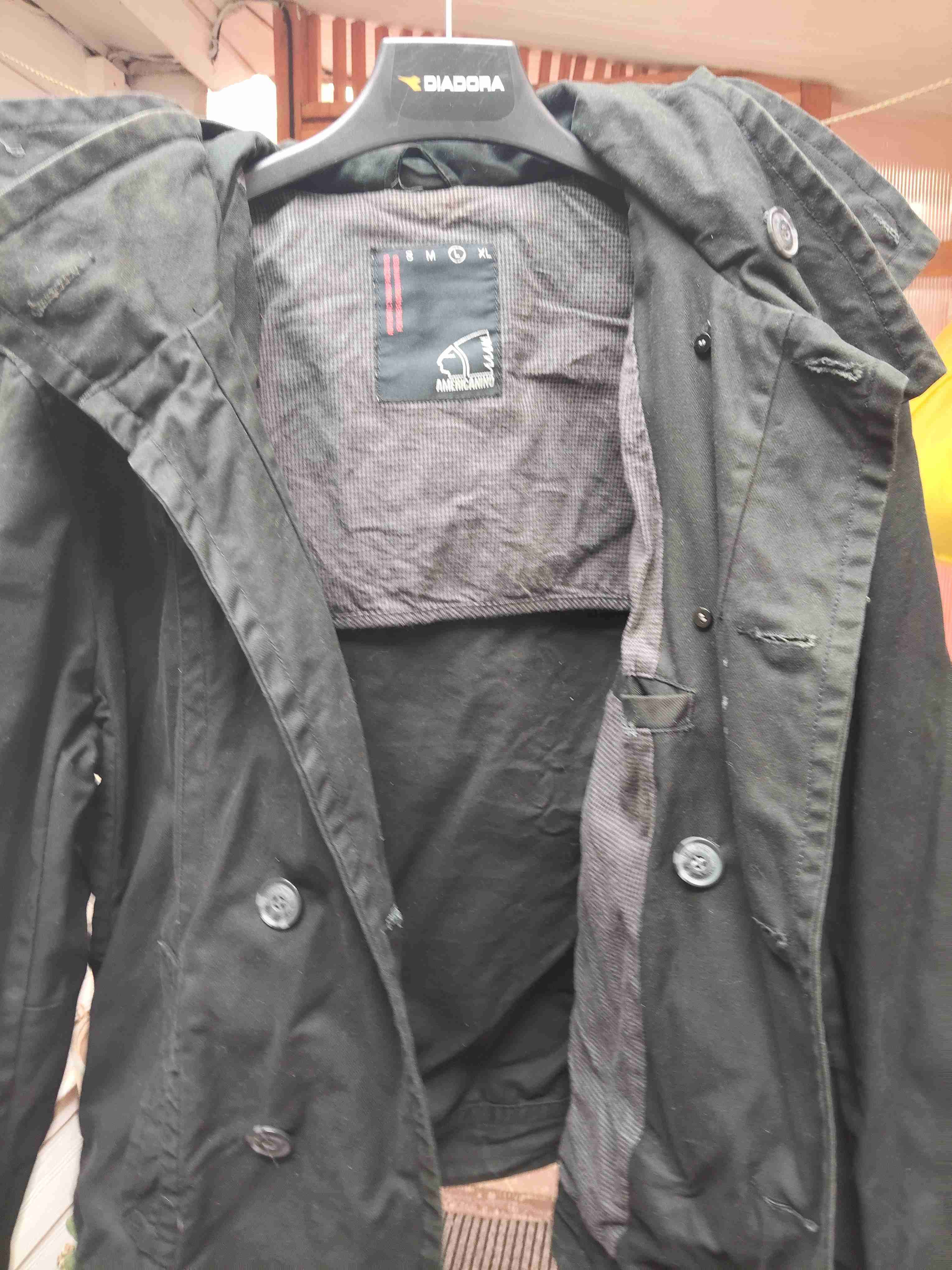 Chaqueta negra americana XL - miniatura 5