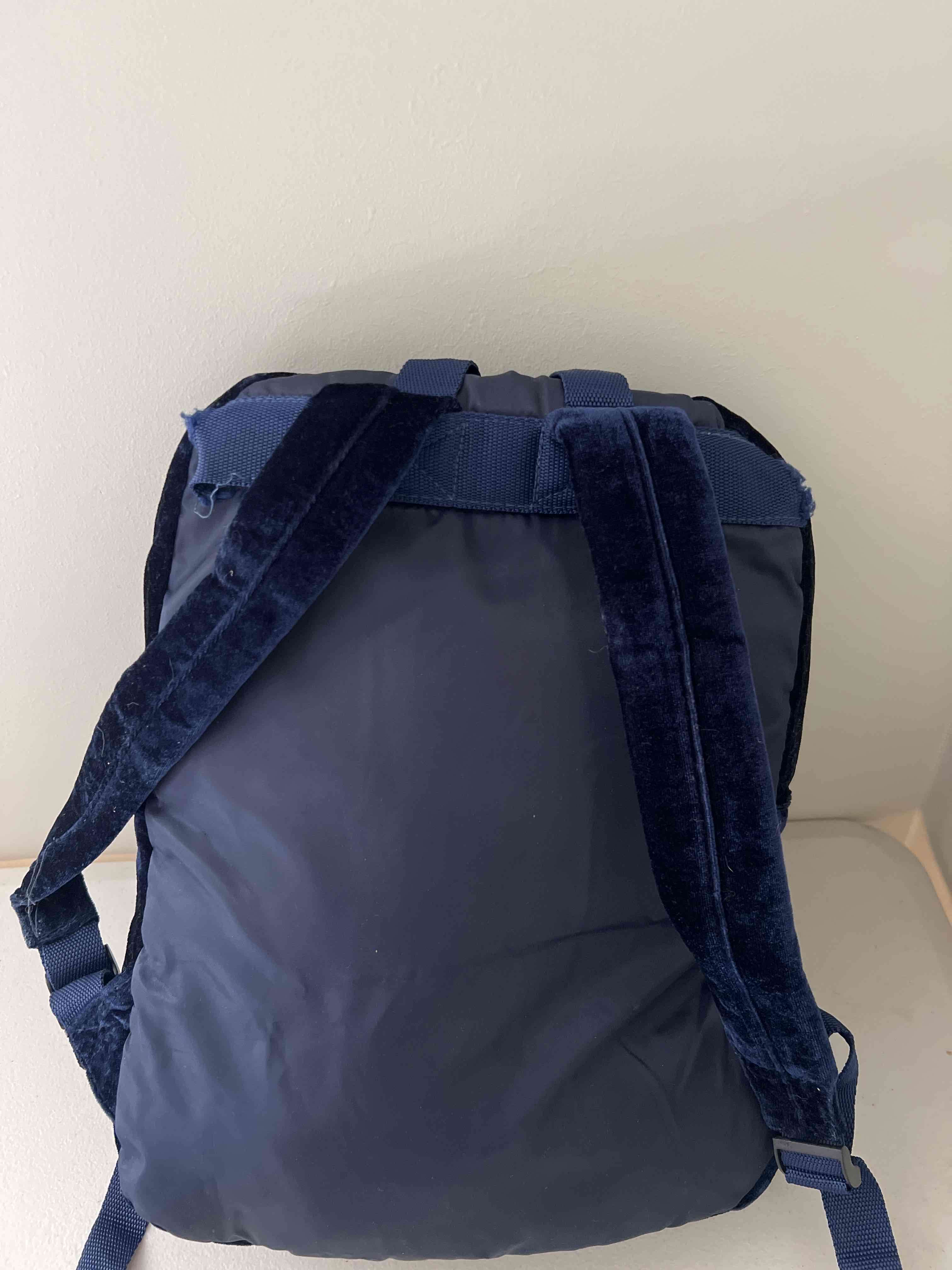 Mochila azul con diseño "Dream" - miniatura 2