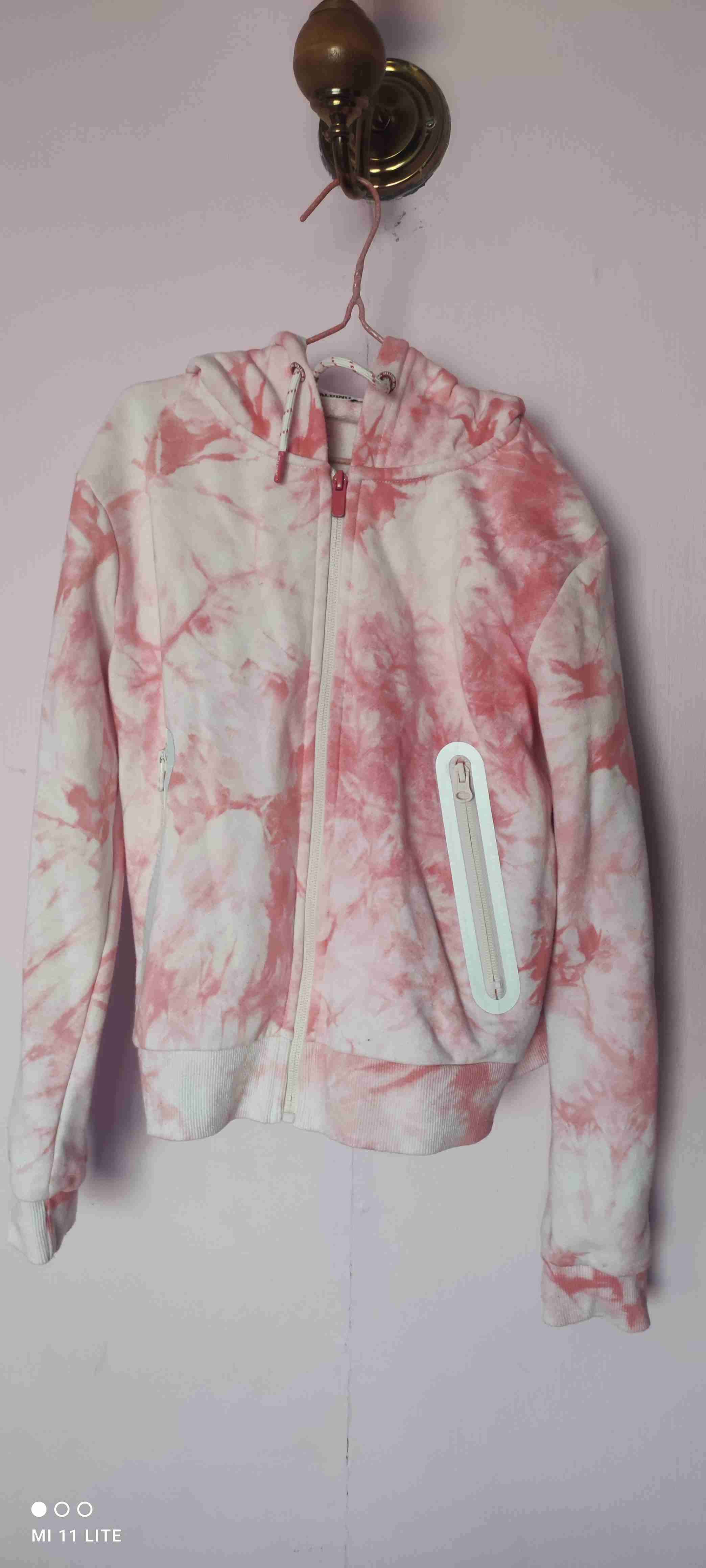 Polerón Spalding estampado rosa