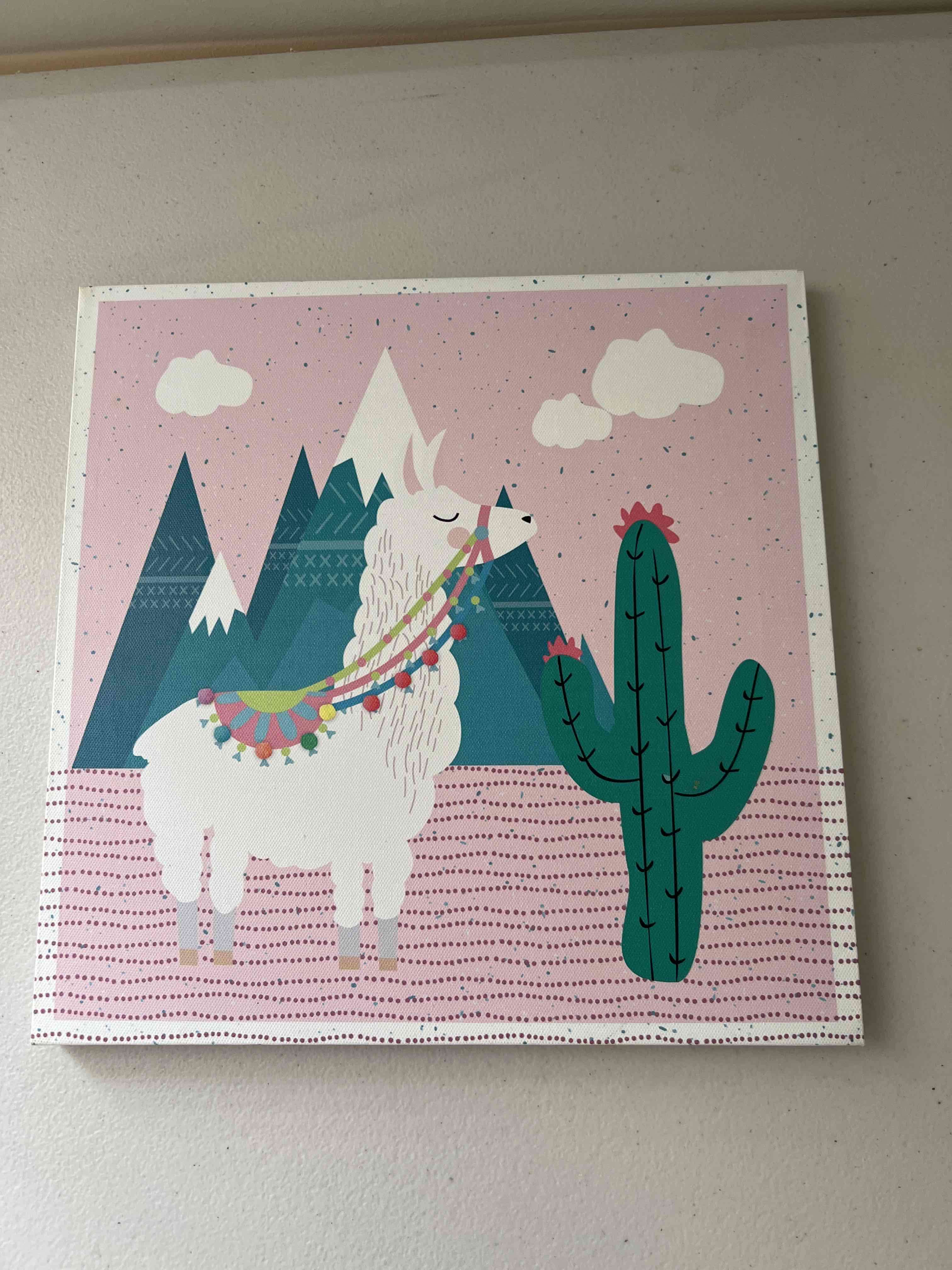 Set de cuadros de llama decorativos - miniatura 2