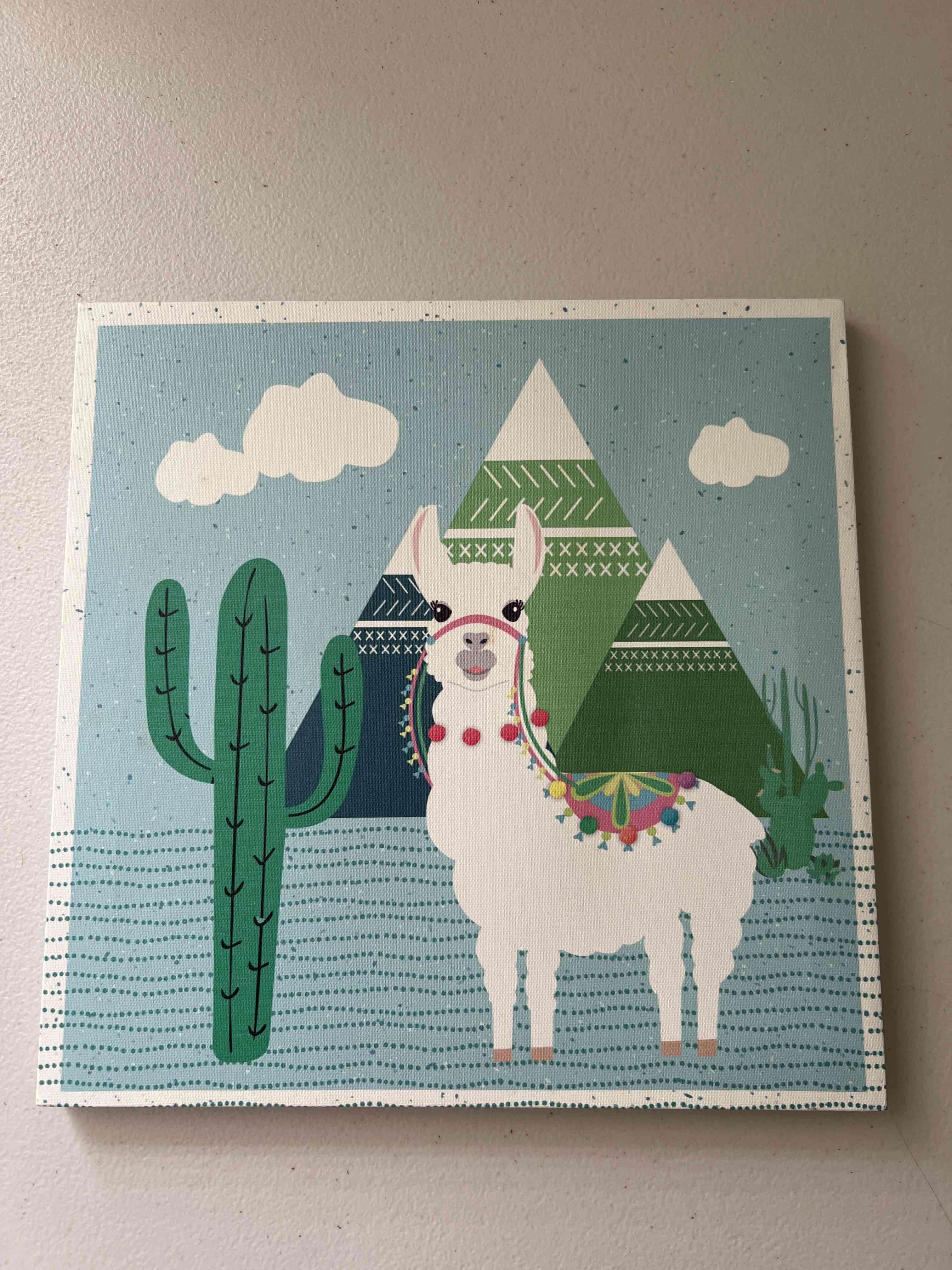 Set de cuadros de llama decorativos - miniatura 3