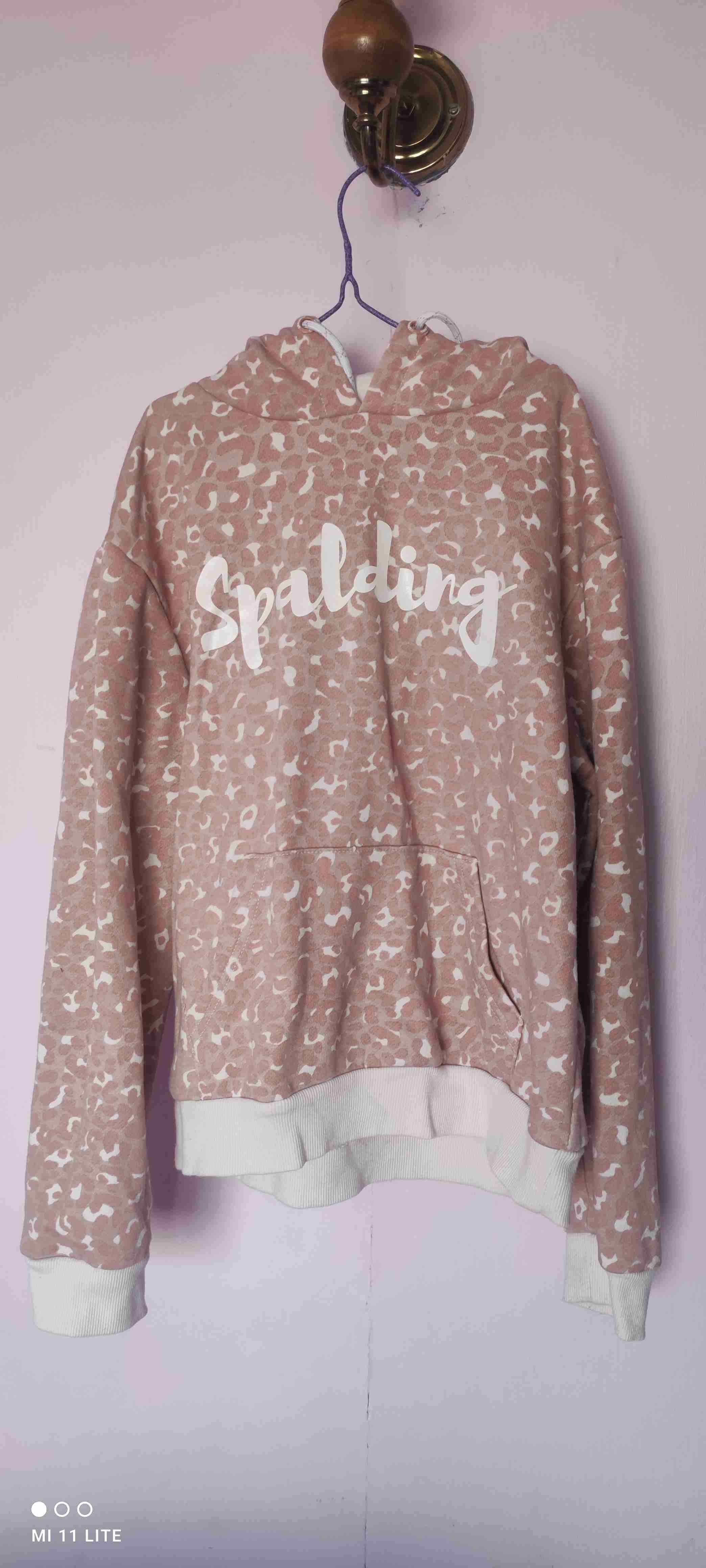 Polerón capucha Spalding rosa