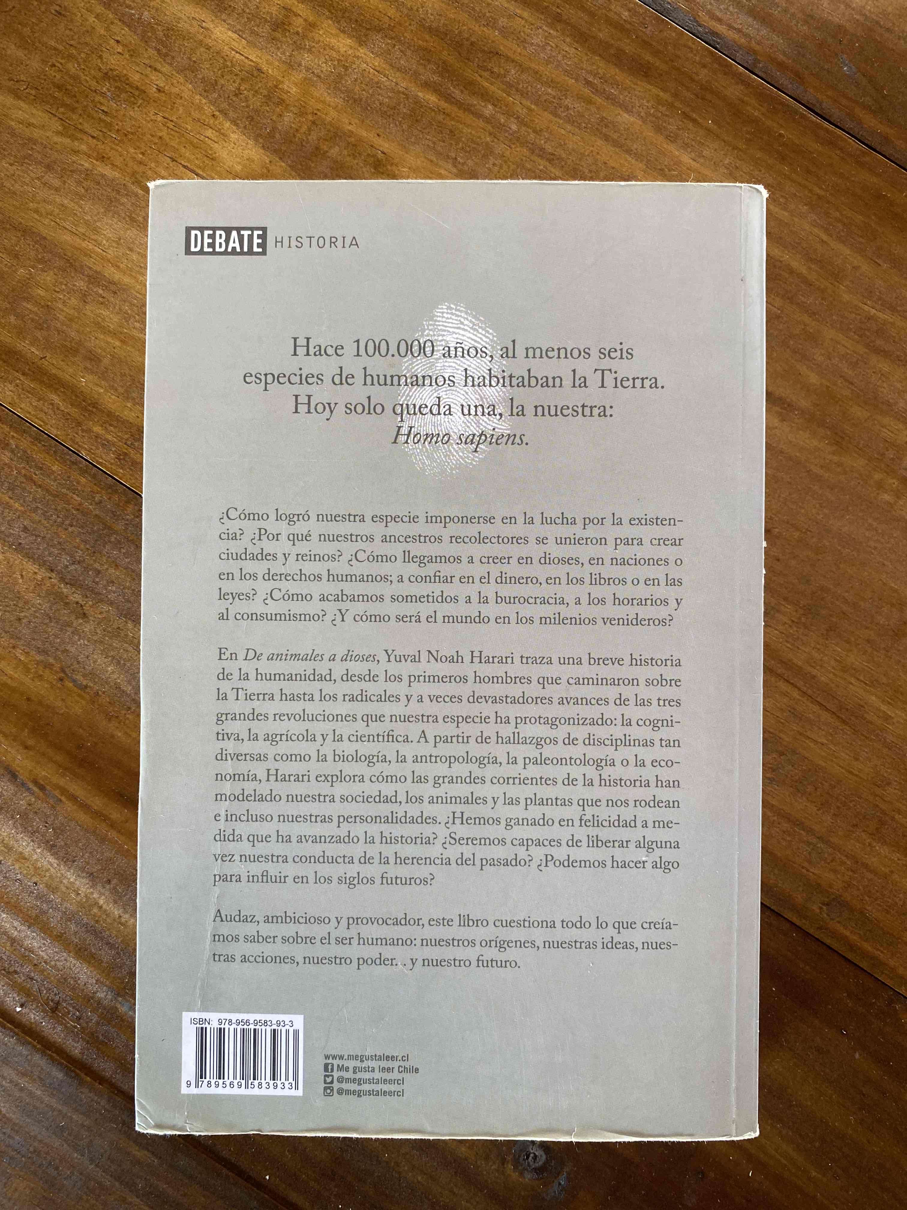 Libro 'De animales a dioses' Yuval Noah Harari - miniatura 2