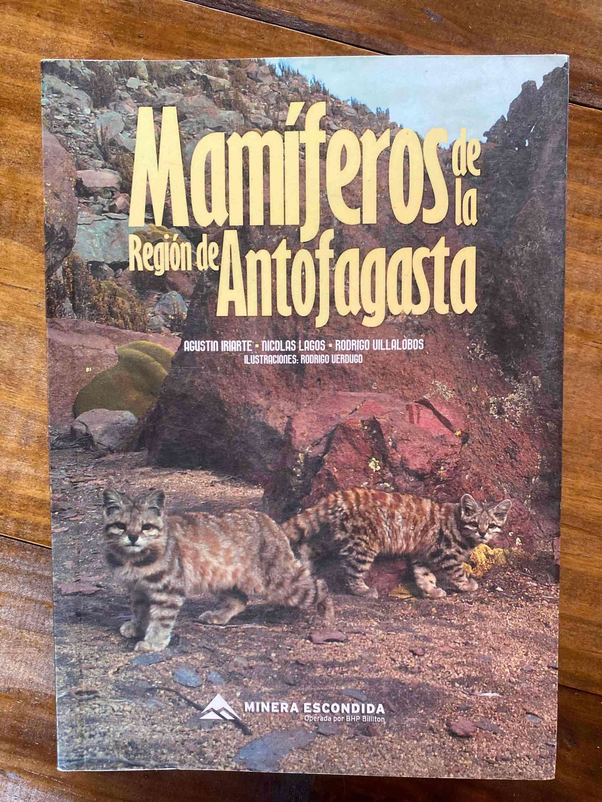 Libro Mamíferos de Antofagasta