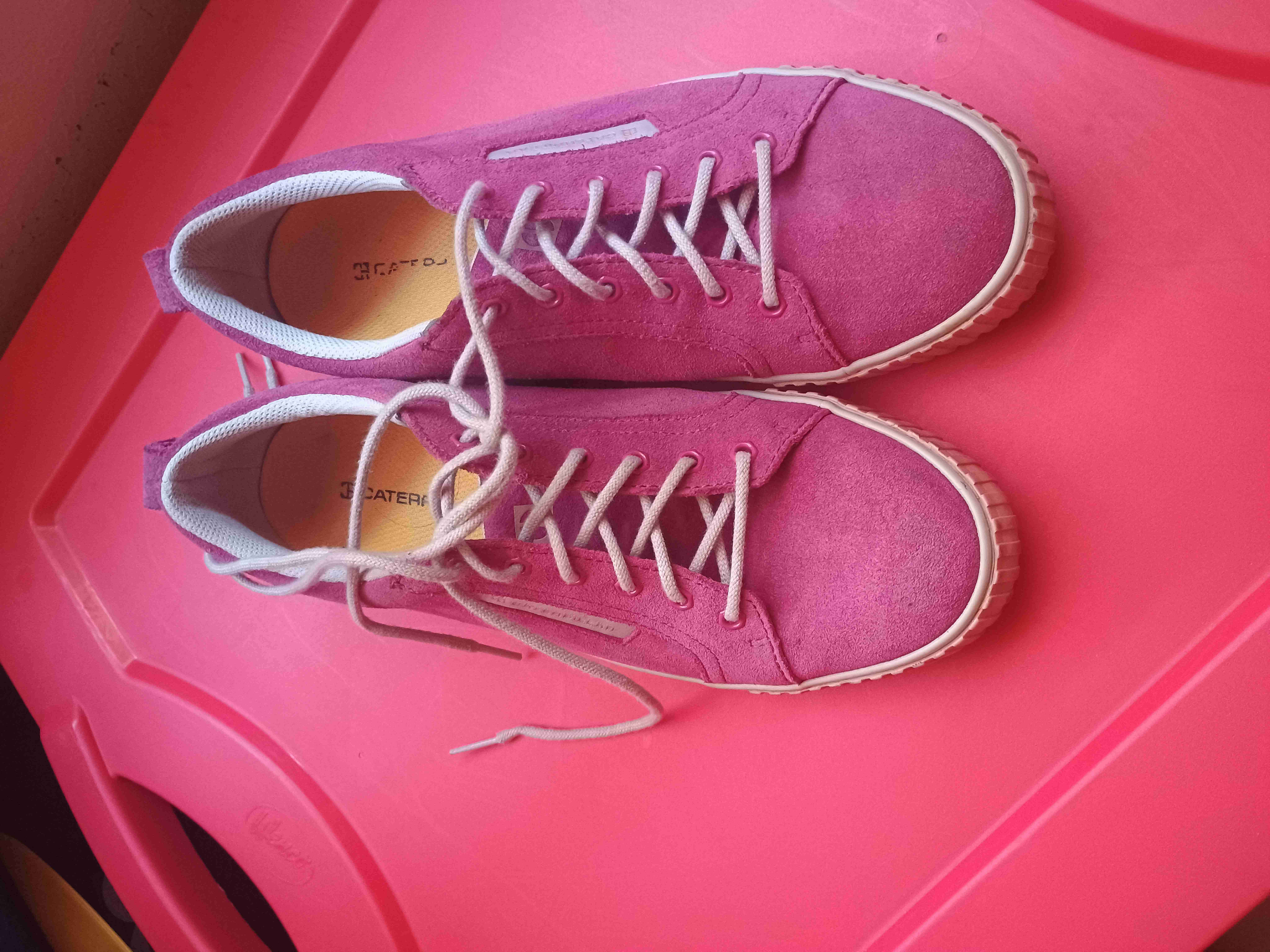 Zapatillas rosas de gamuza - miniatura 3