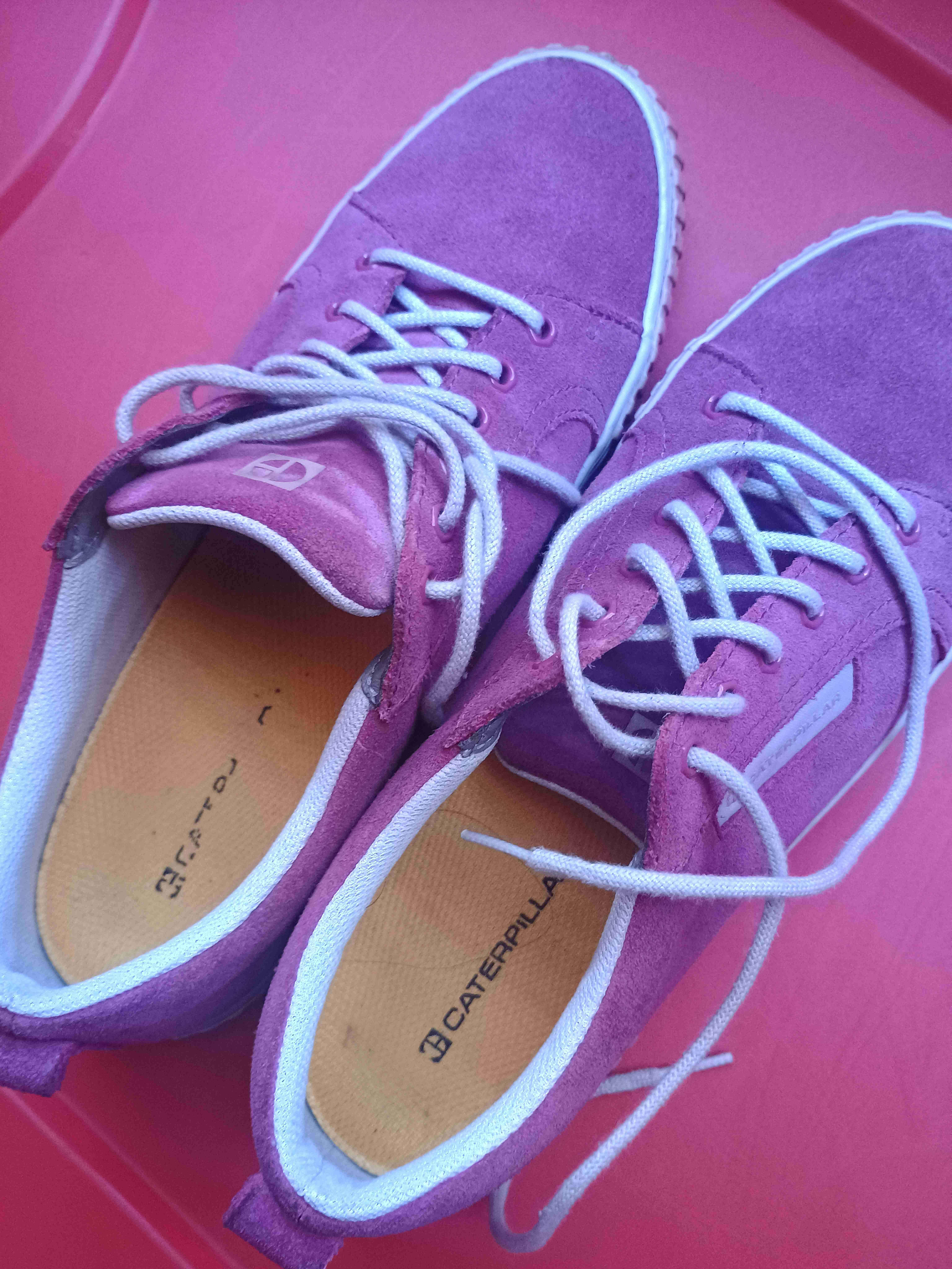 Zapatillas rosas de gamuza - miniatura 5