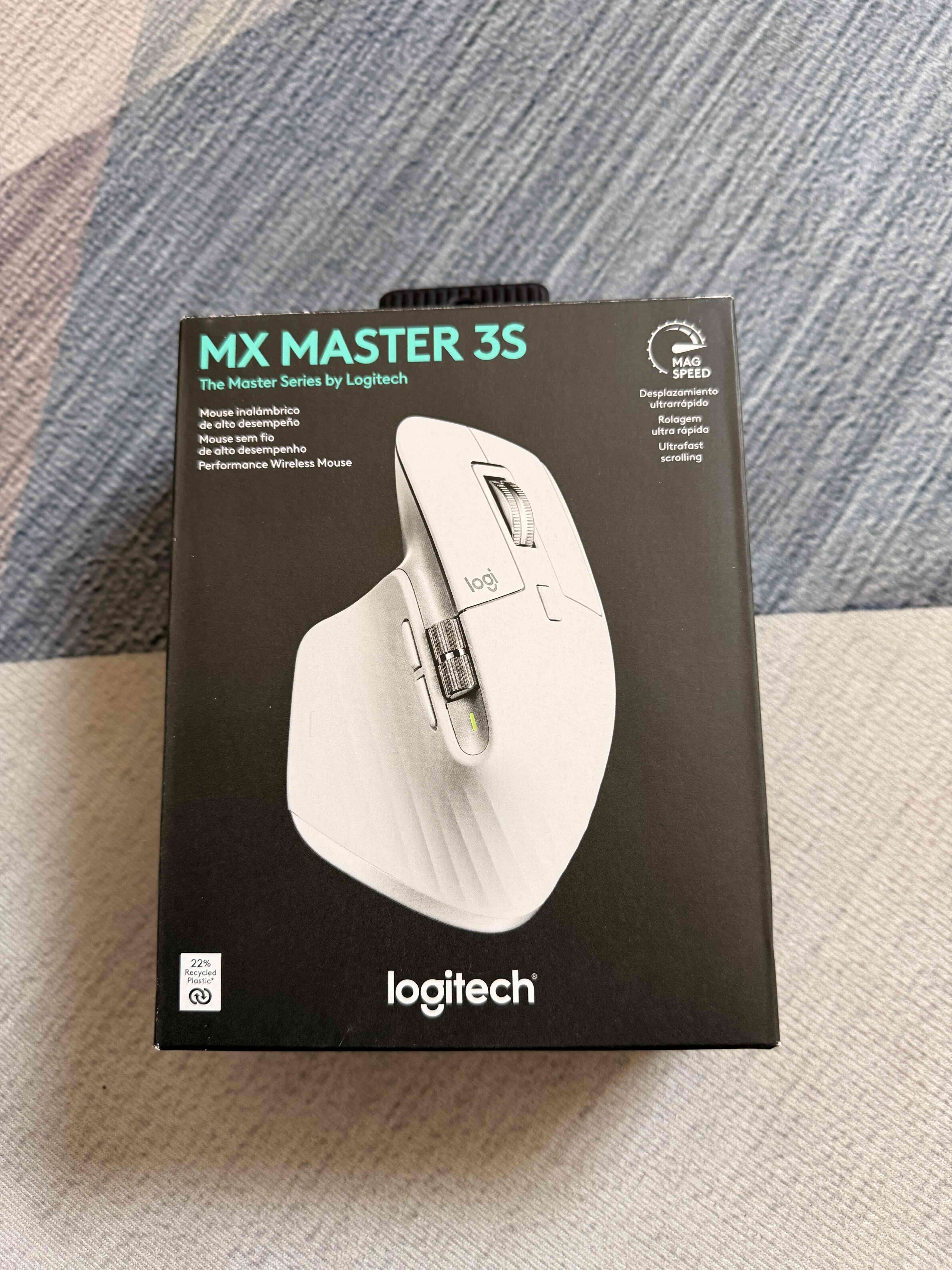 Mouse Logitech MX Master 3S Blanco - miniatura 1