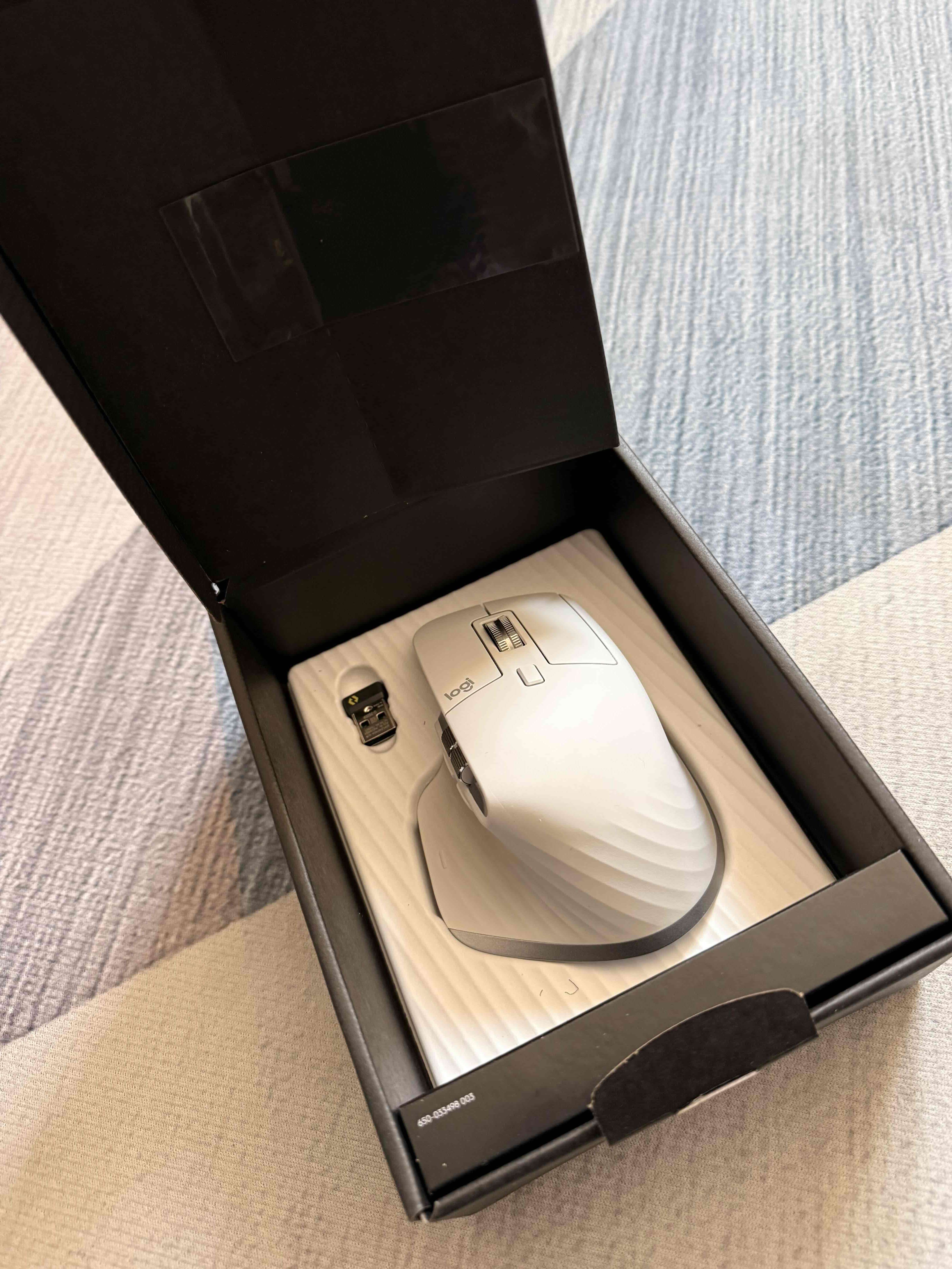 Mouse Logitech MX Master 3S Blanco - miniatura 2