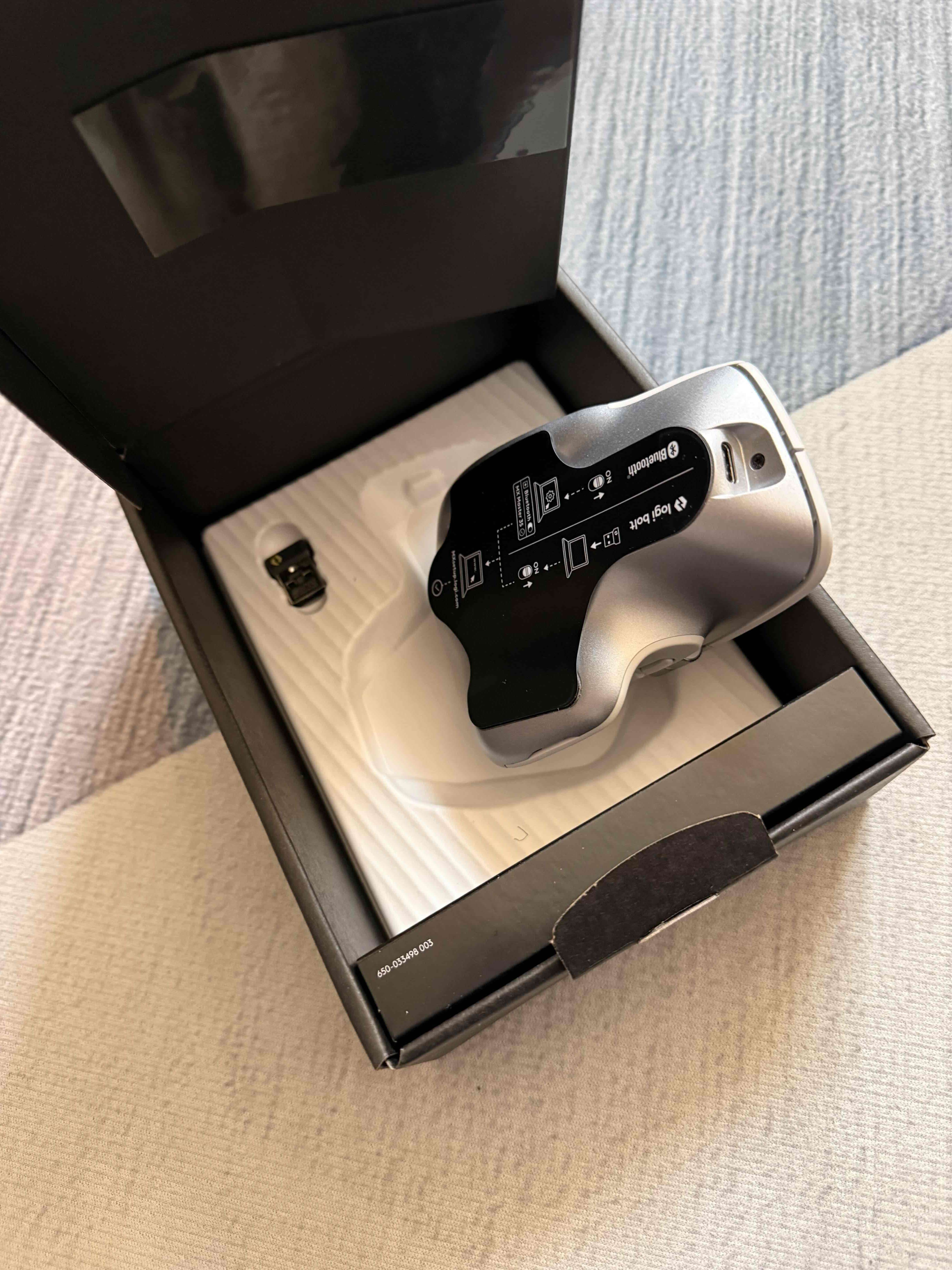 Mouse Logitech MX Master 3S Blanco - miniatura 3