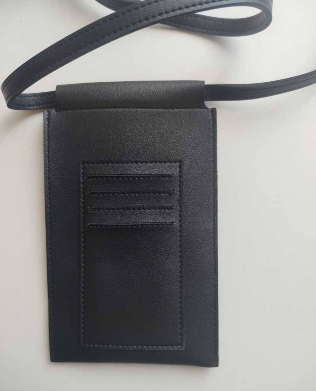 Bolso colgante negro compacto (Pouch) - miniatura 2