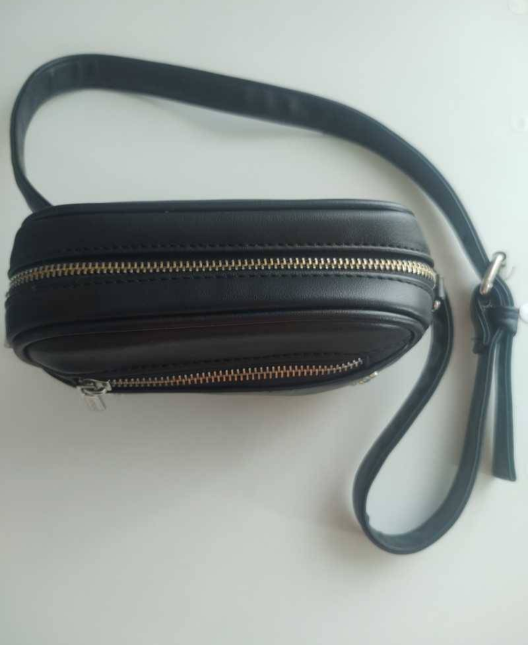 Cartera riñonera negra con tachas - miniatura 5