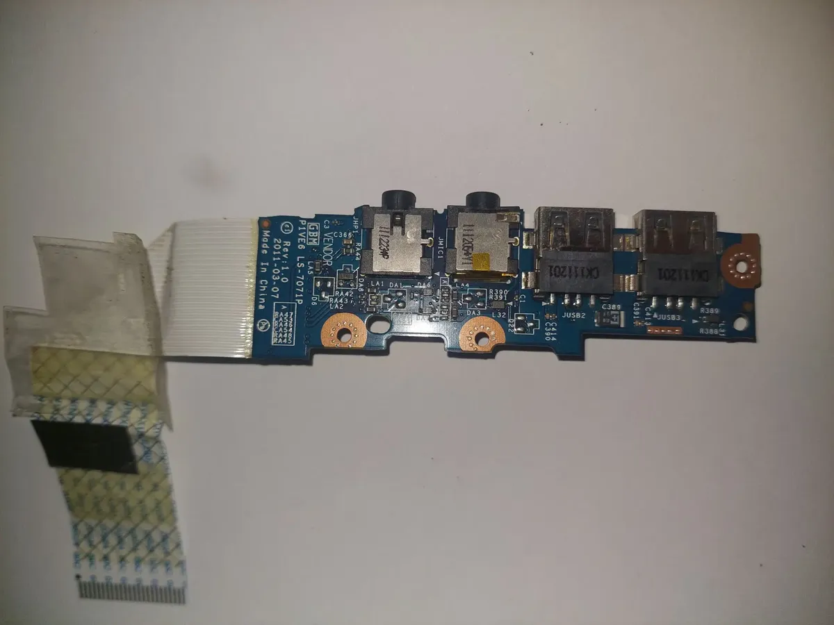 Modulo Usb Y Audio Para Netbook Acer Aspire 722 - miniatura 2