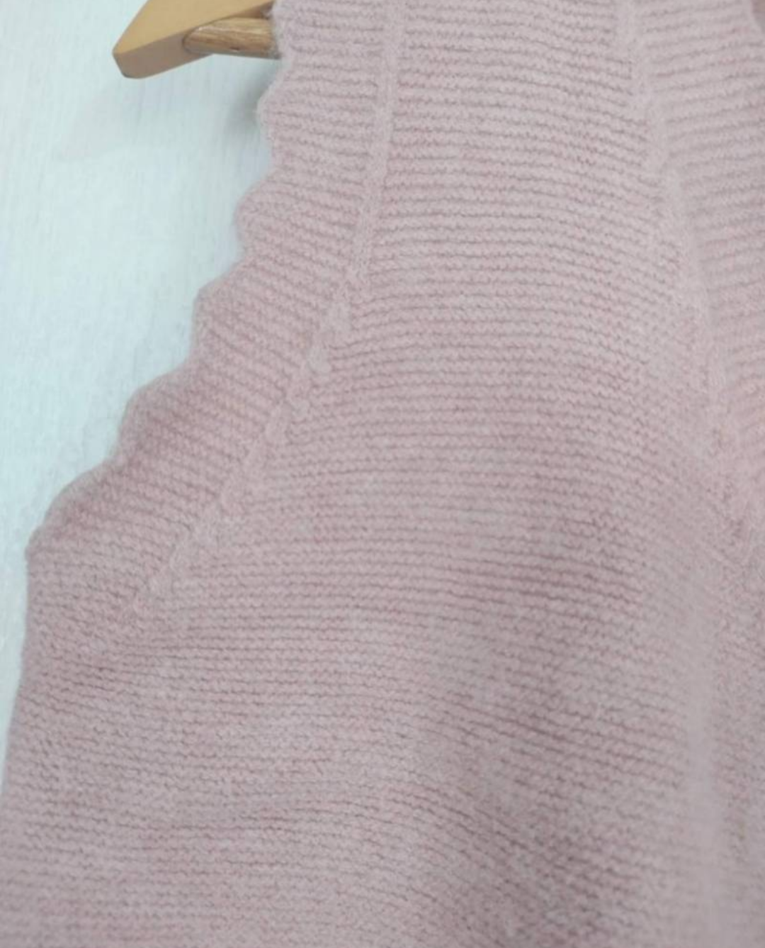 Chaleco de punto sin mangas palo de rosa - miniatura 4