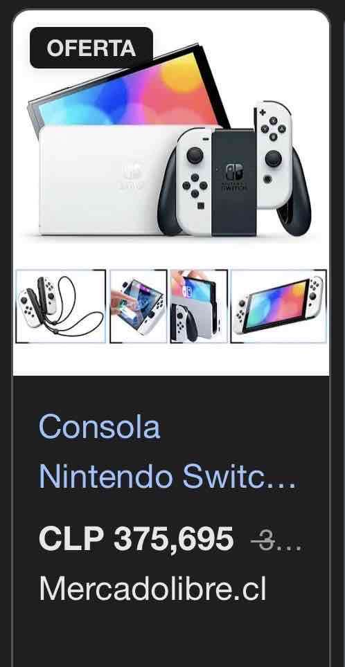 Nintendo Switch OLED blanca - miniatura 2