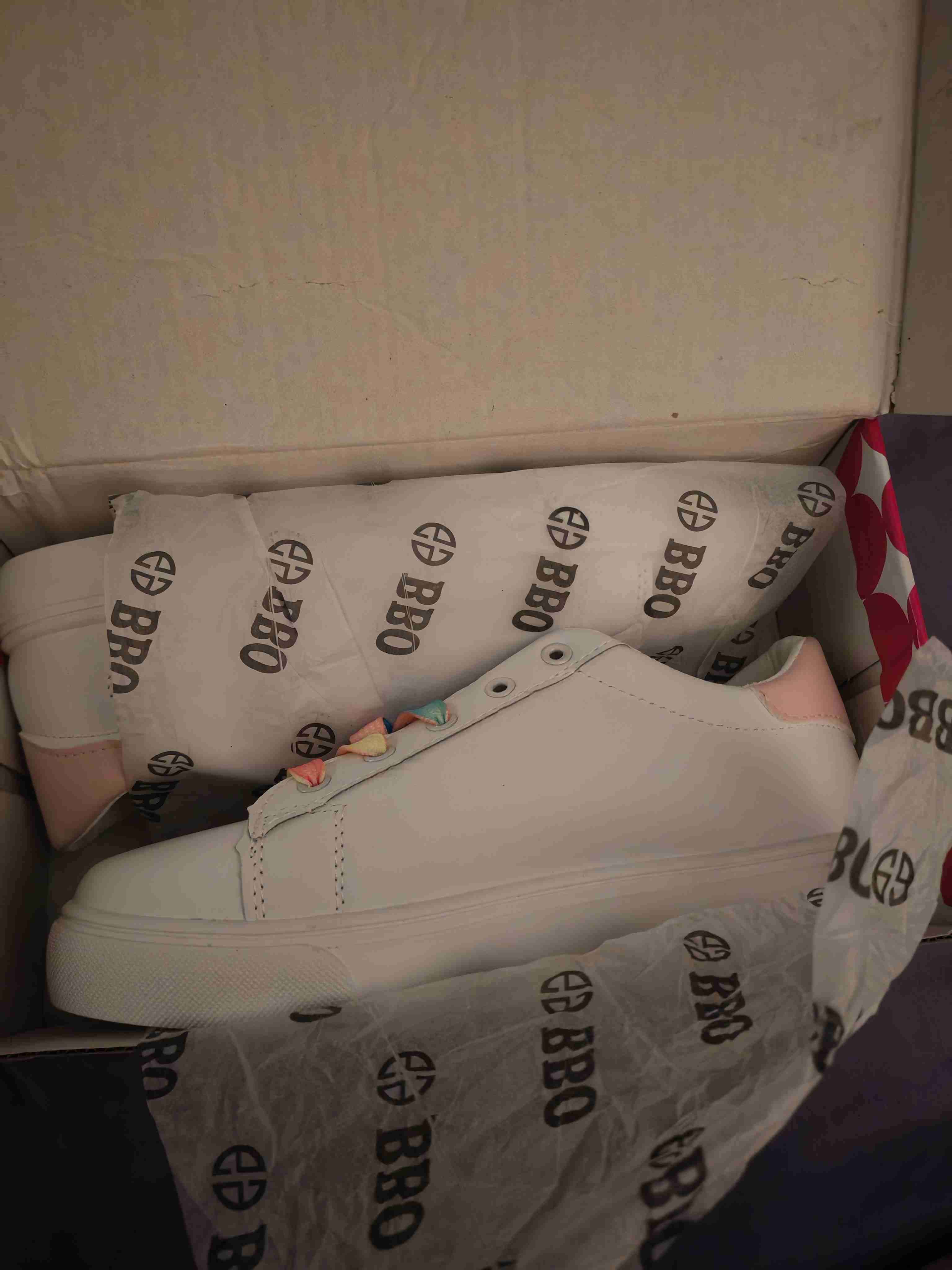 Zapatillas blancas BBO - miniatura 1