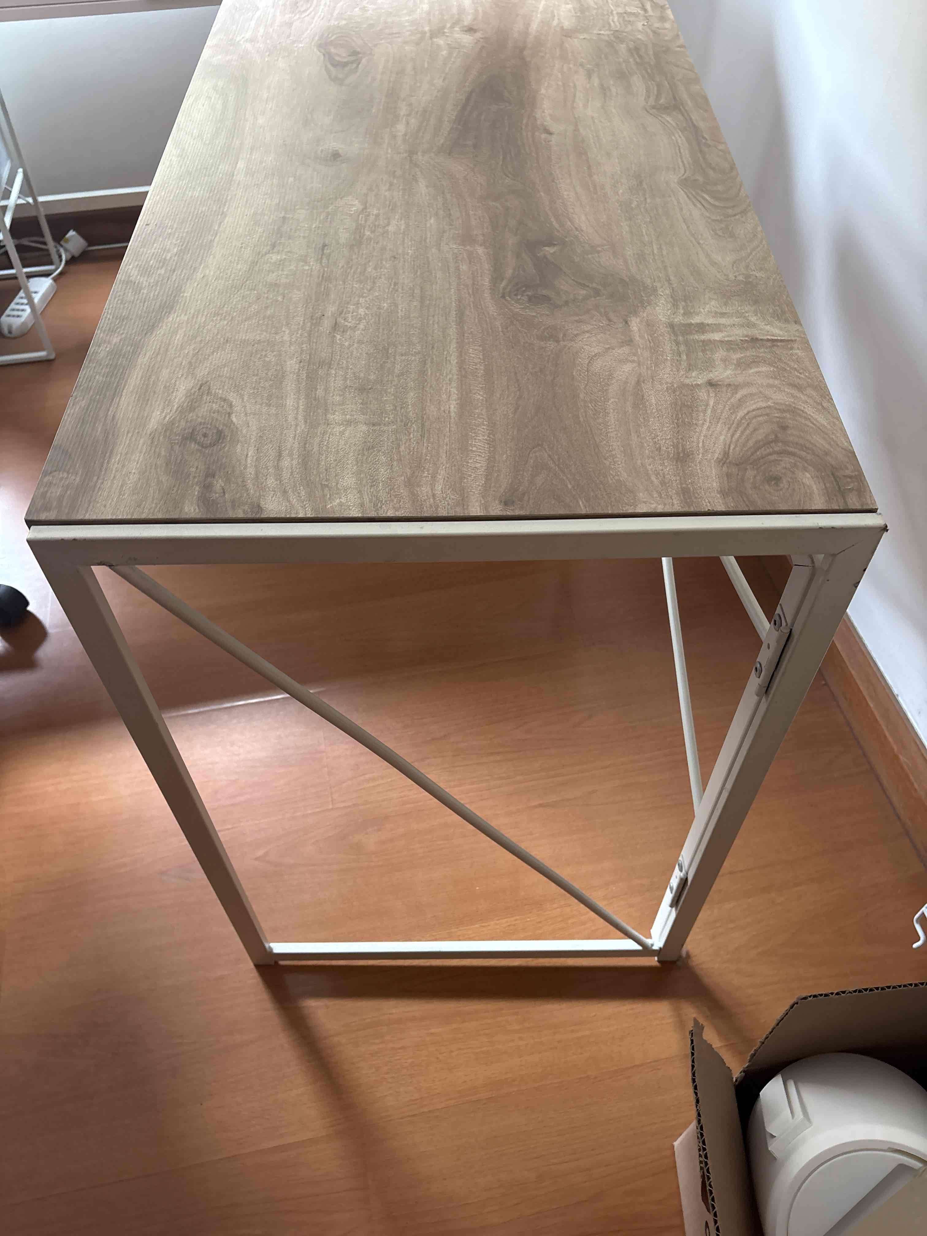 Escritorio de madera y metal plegable - miniatura 2