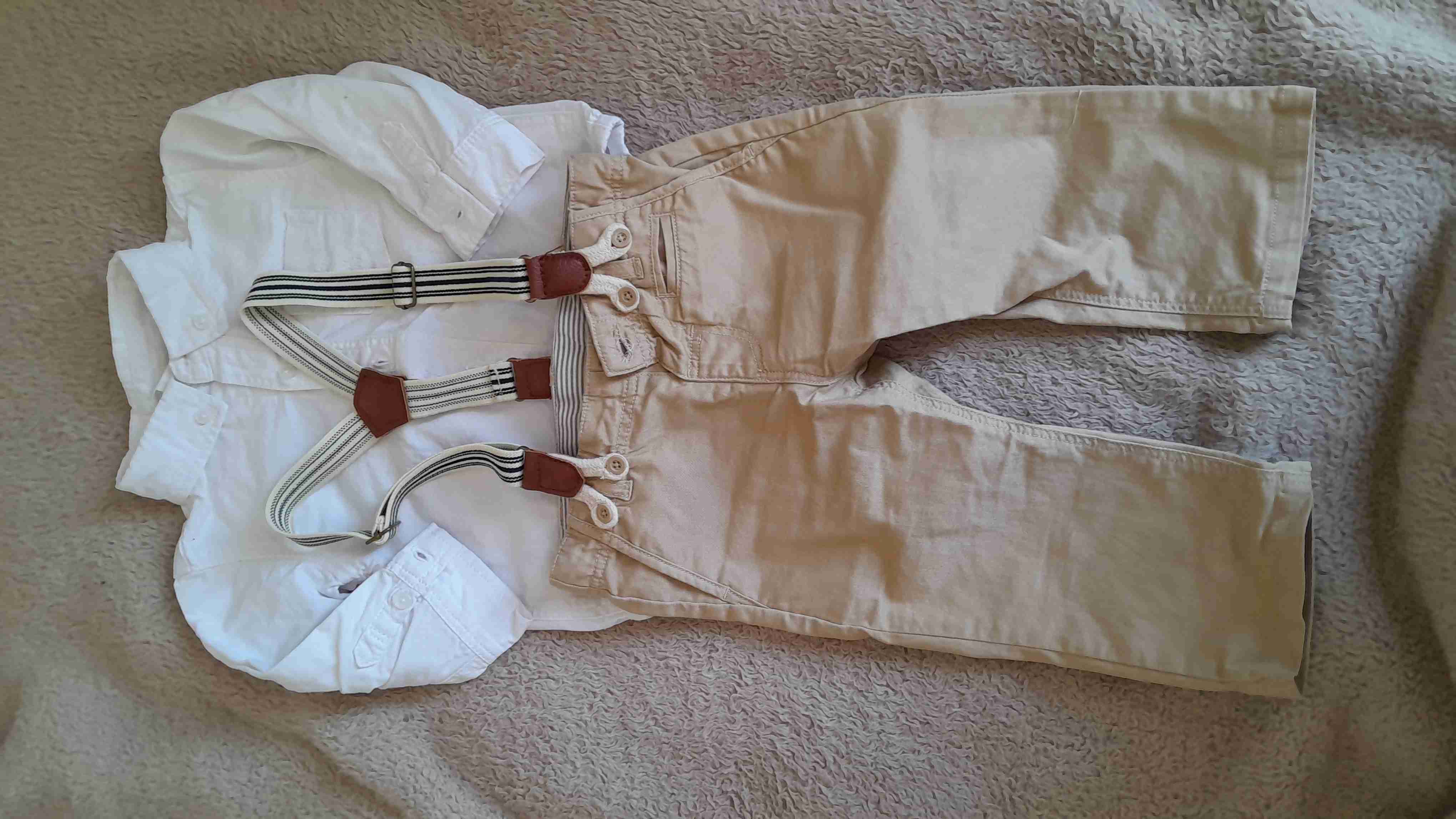 Conjunto bebé camisa y pantalón