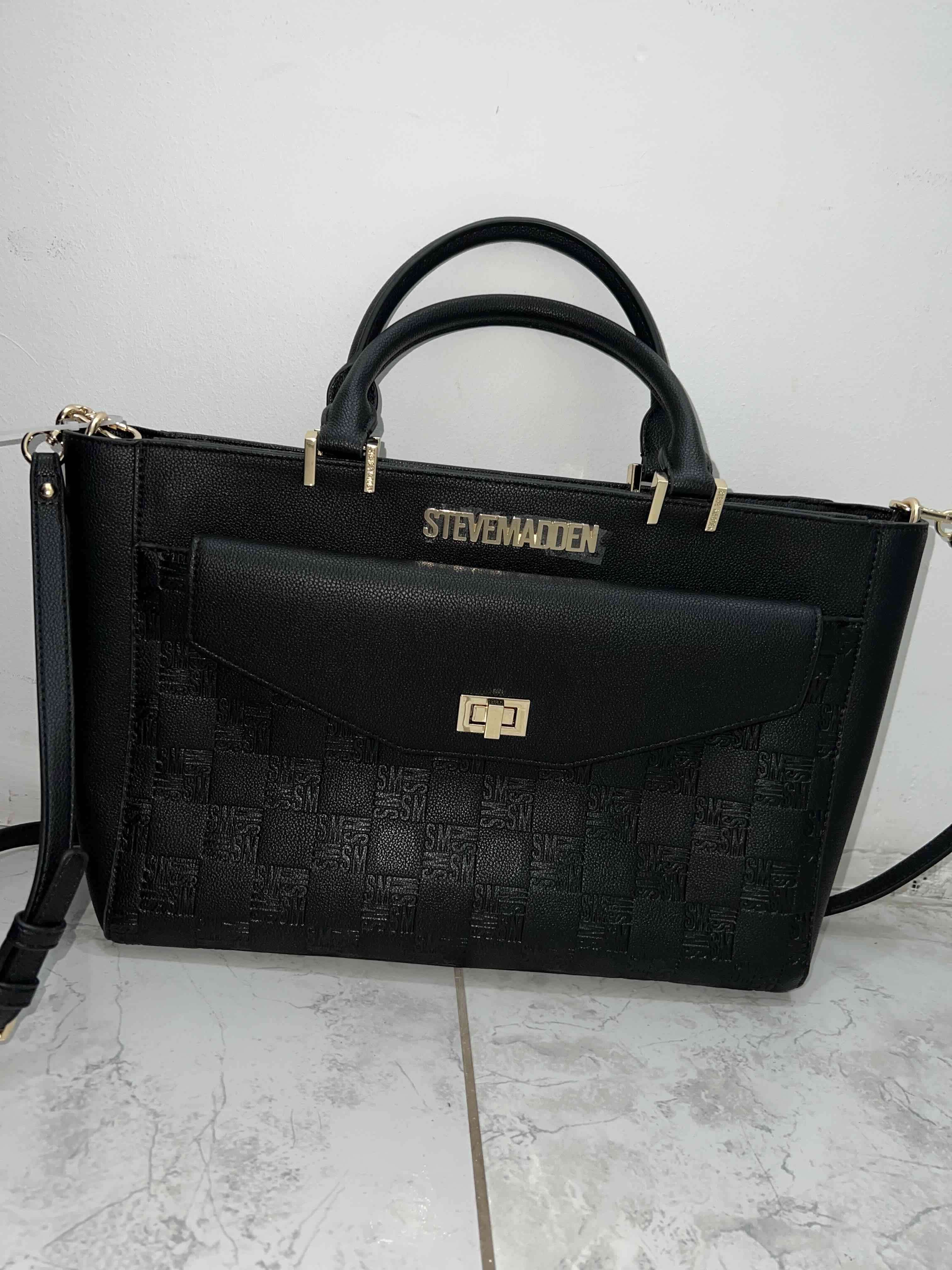 Cartera Negra Steven Madden - miniatura 1