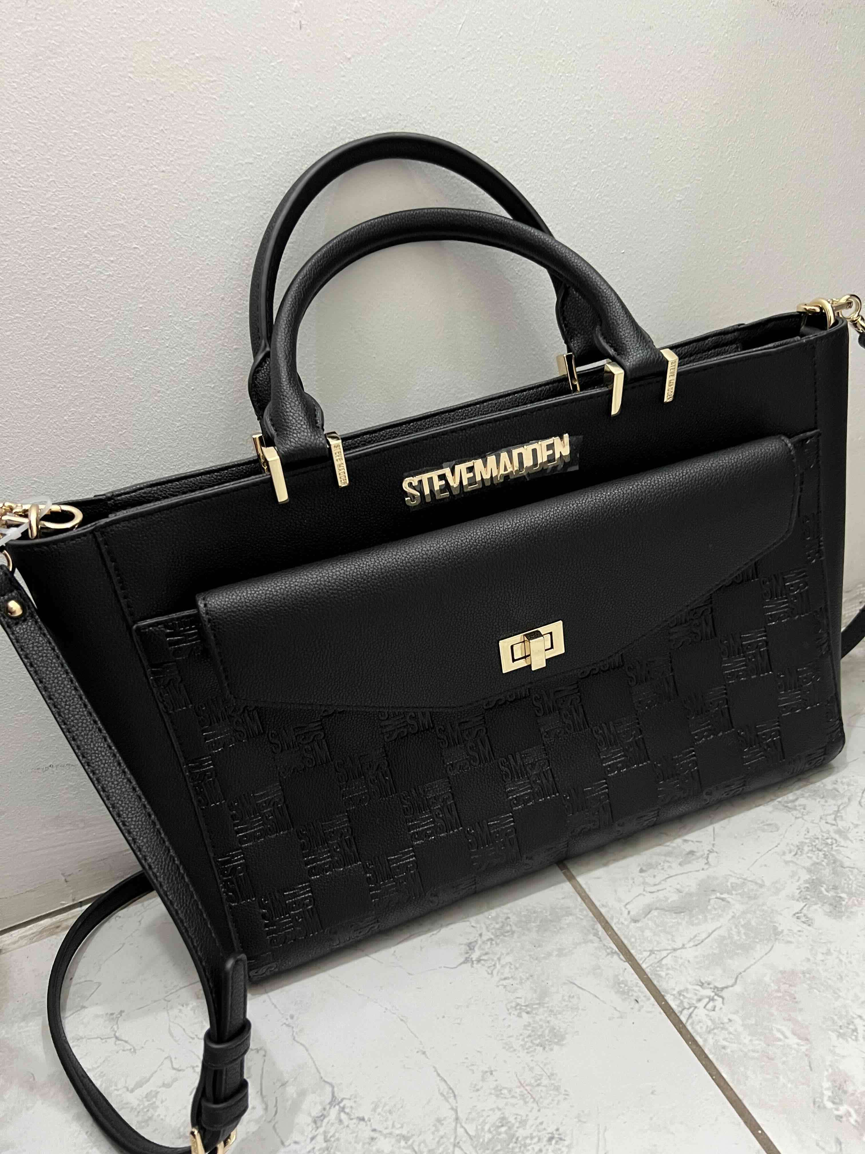 Cartera Negra Steven Madden - miniatura 2