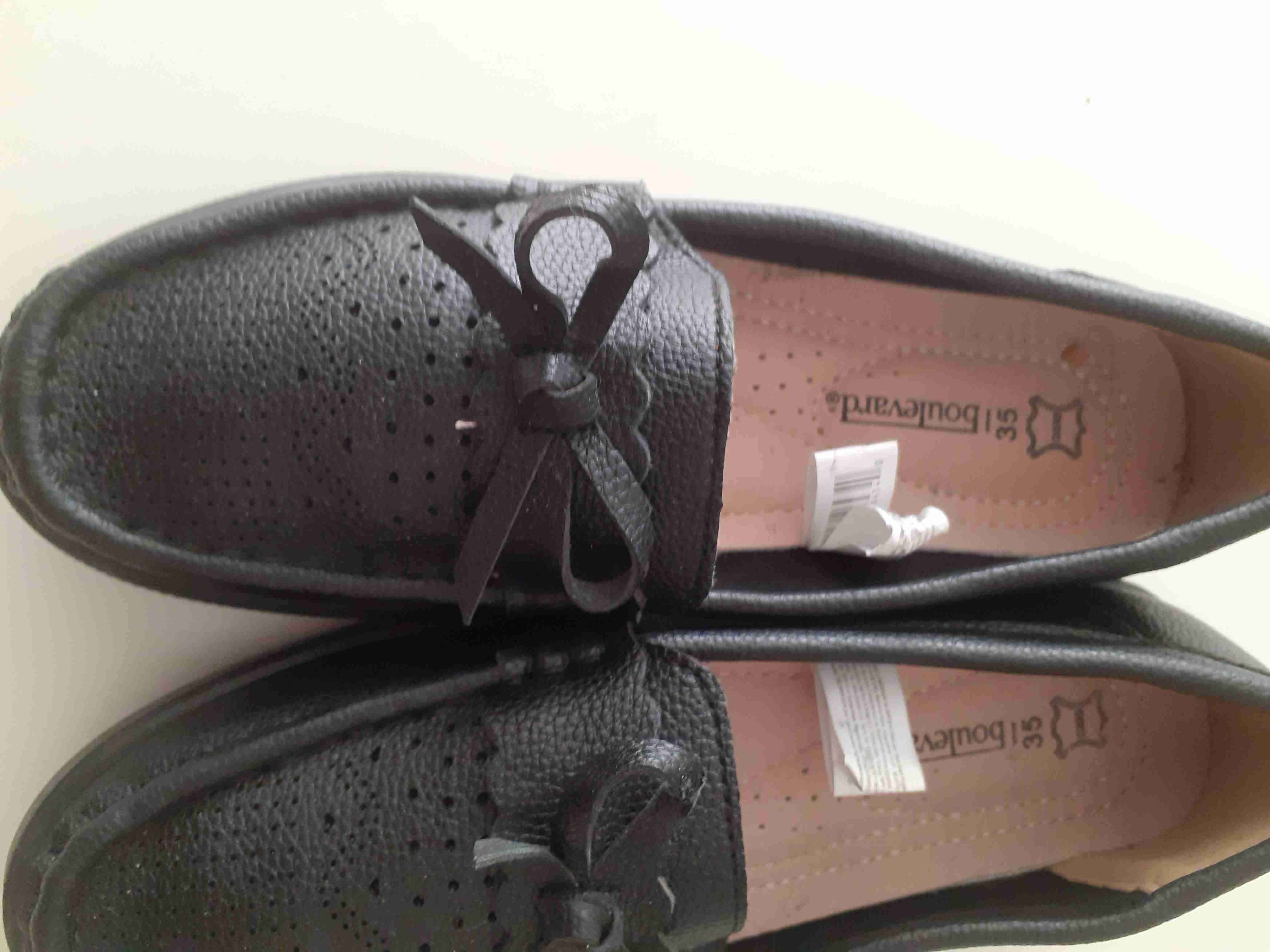 Zapatos de cuero negros - miniatura 1