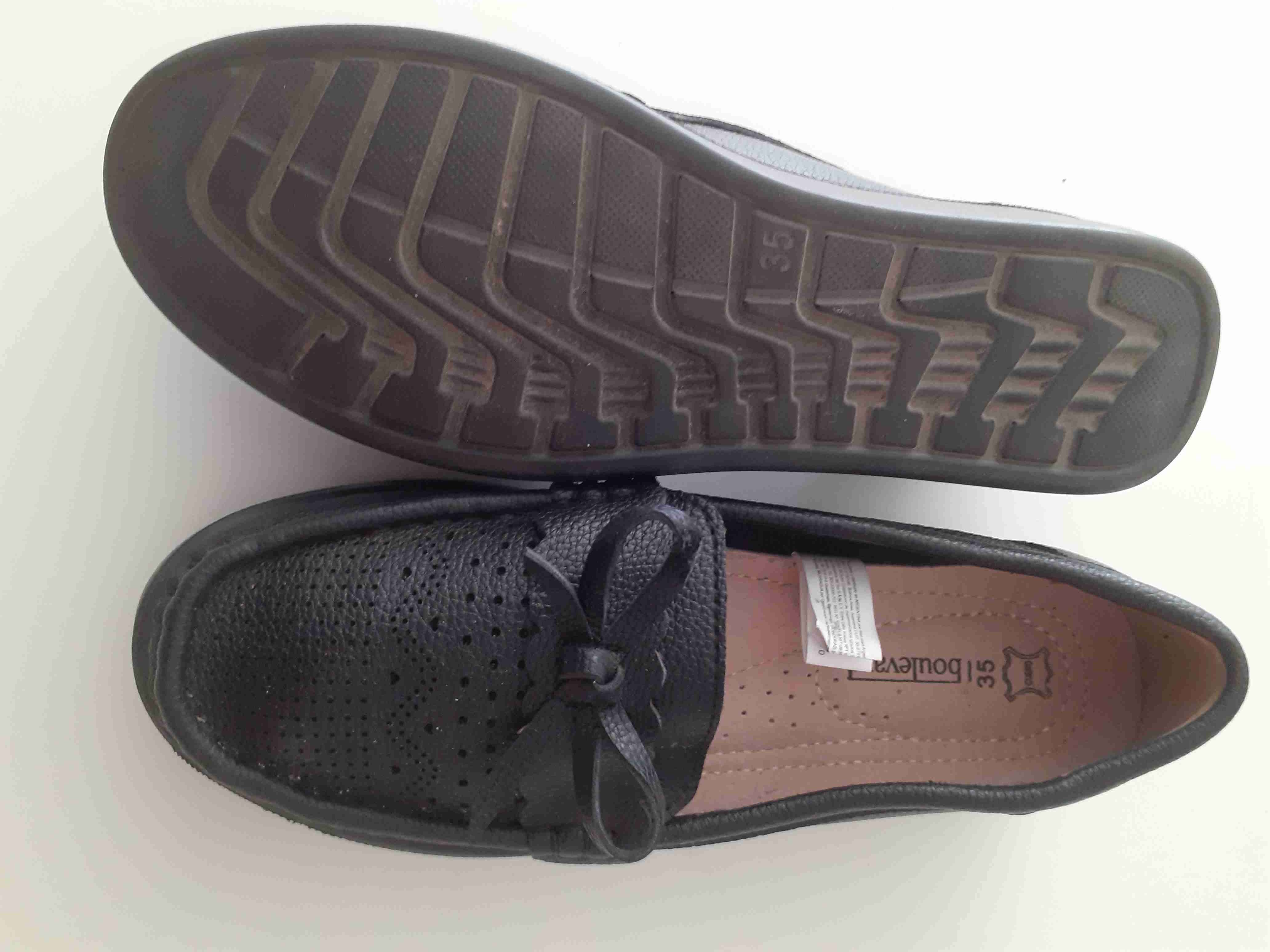 Zapatos de cuero negros - miniatura 3