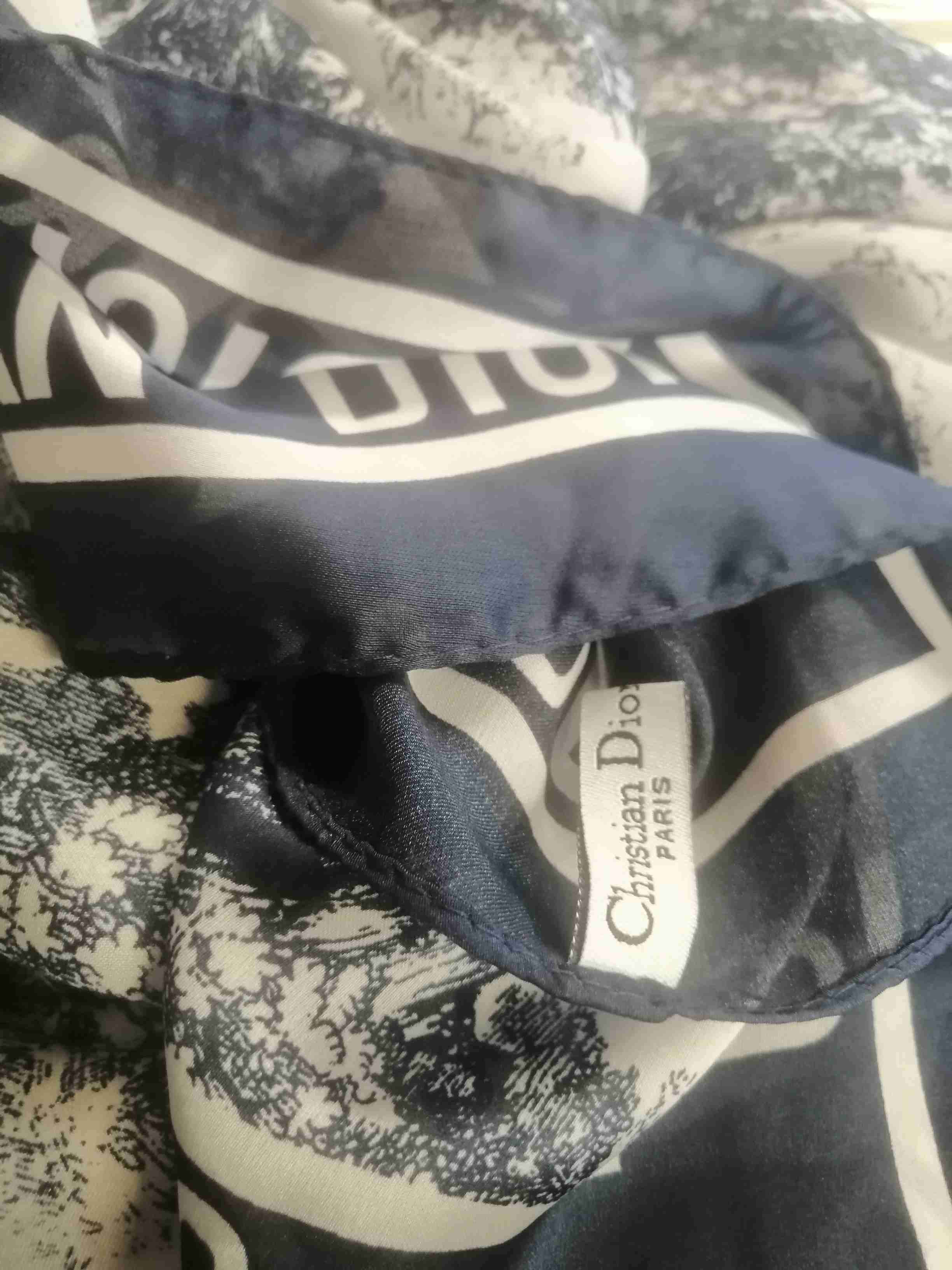 Bufanda Christian Dior estampada - miniatura 2