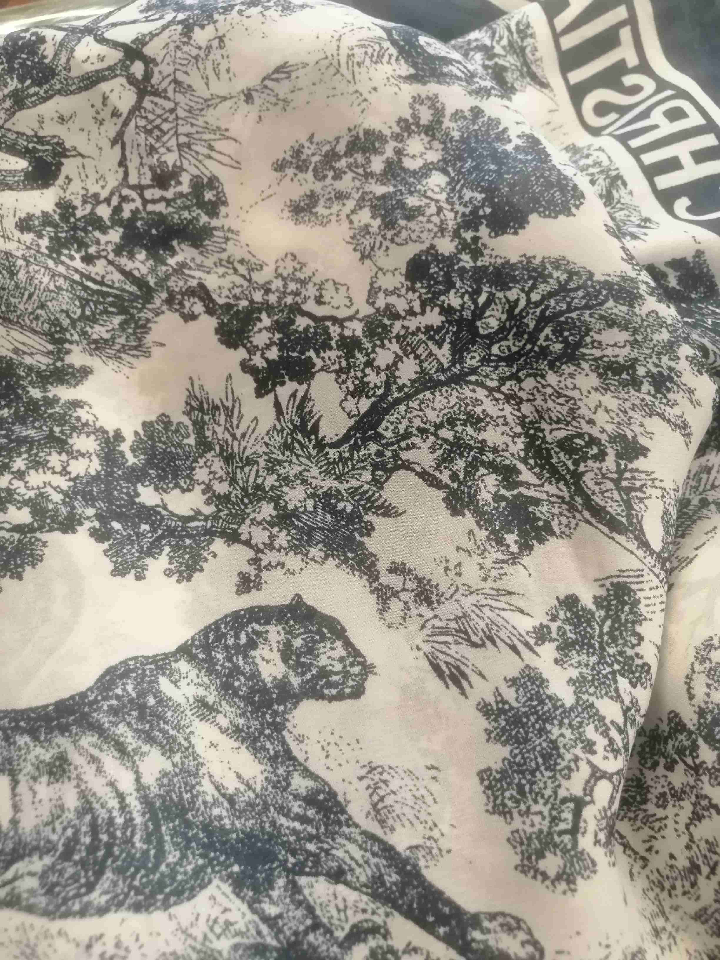 Bufanda Christian Dior estampada - miniatura 3