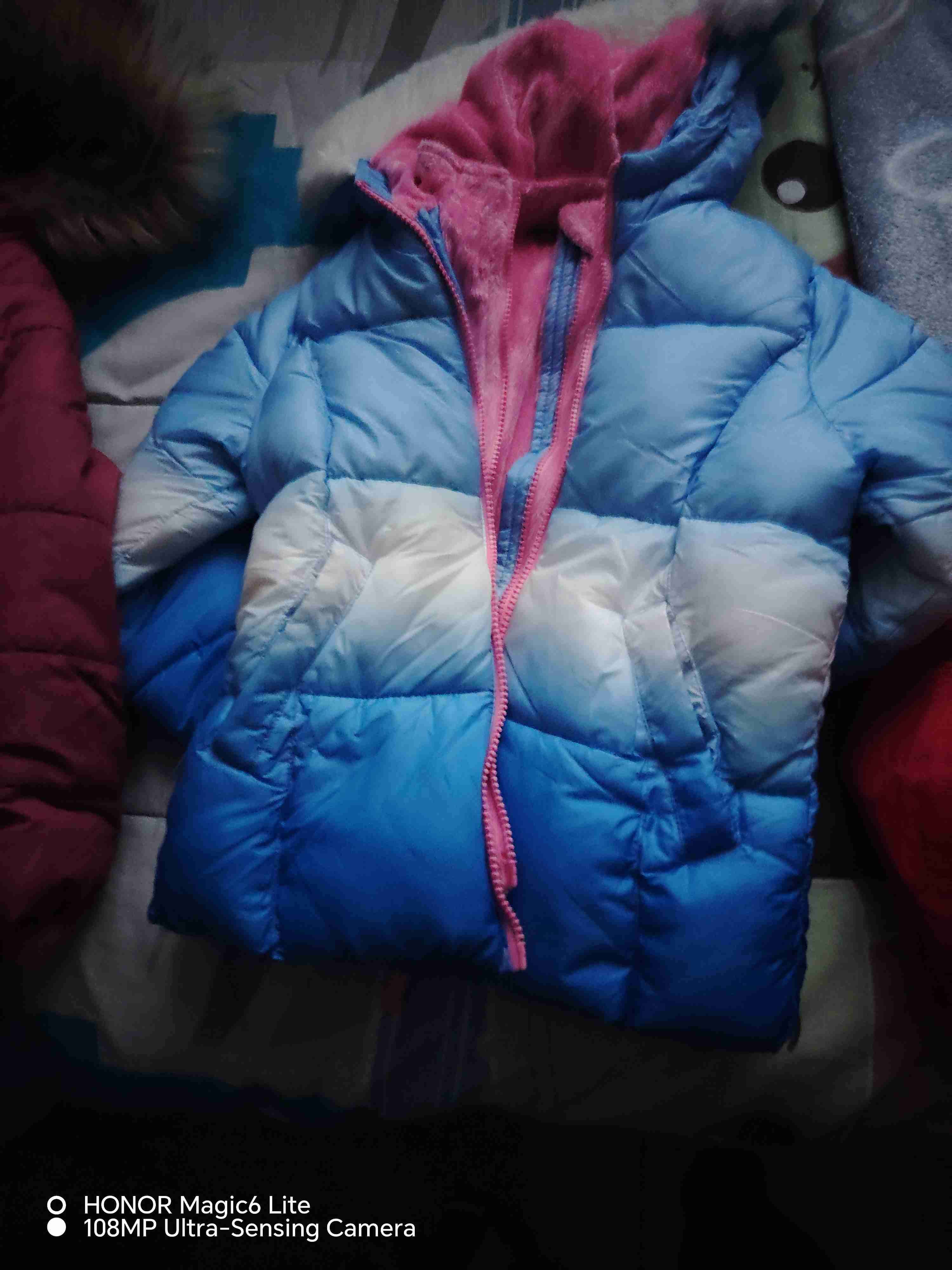 Chaqueta infantil acolchada azul - miniatura 1