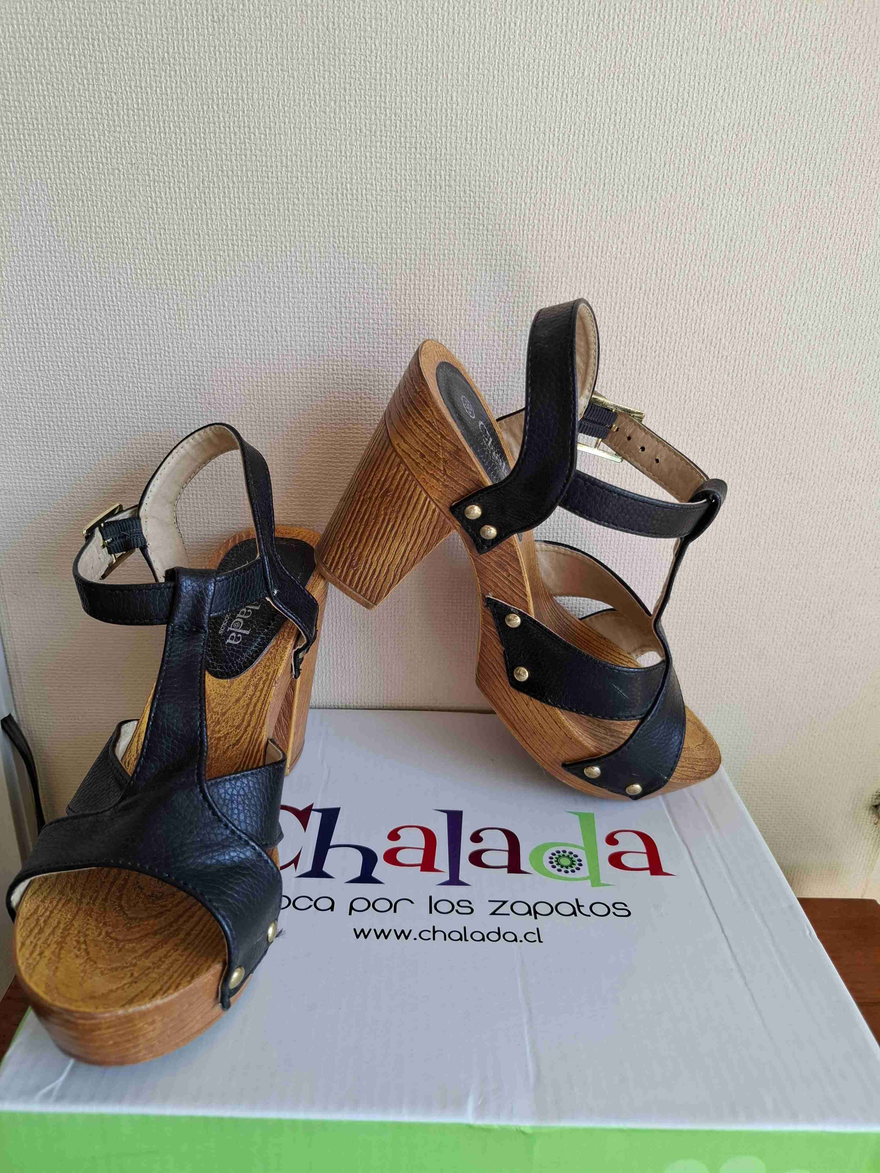 Sandalias plataforma negras - miniatura 4